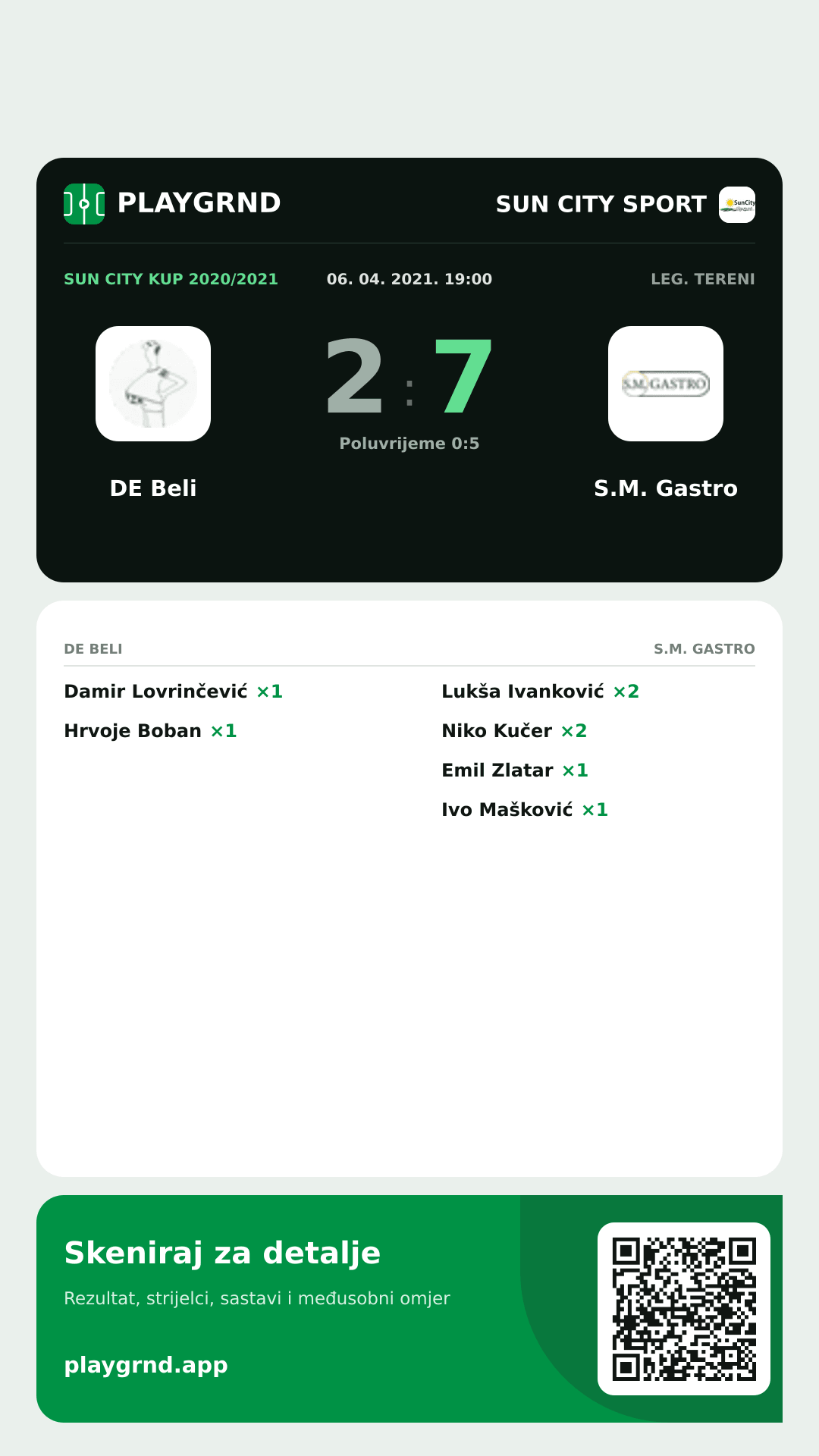 Story slika: DE Beli 2:7 S.M. Gastro
