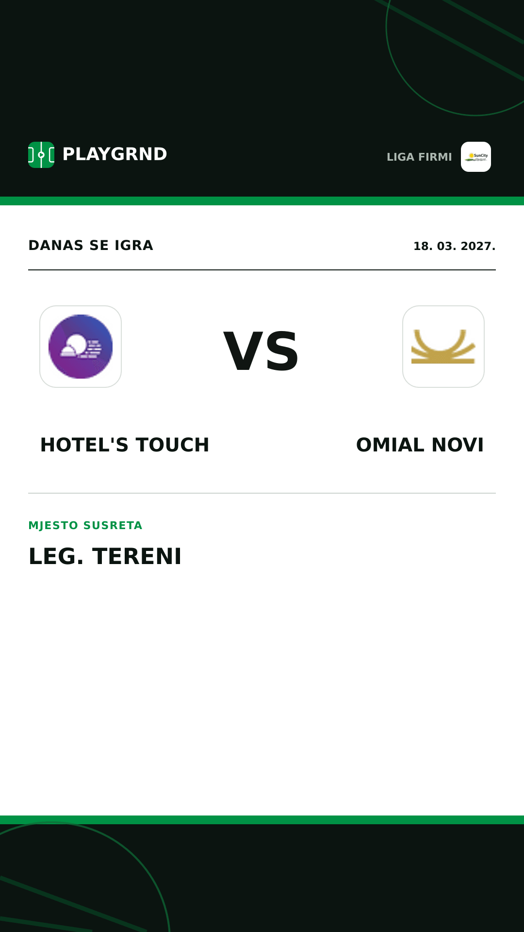 Instagram slika: Hotel's Touch vs Omial Novi