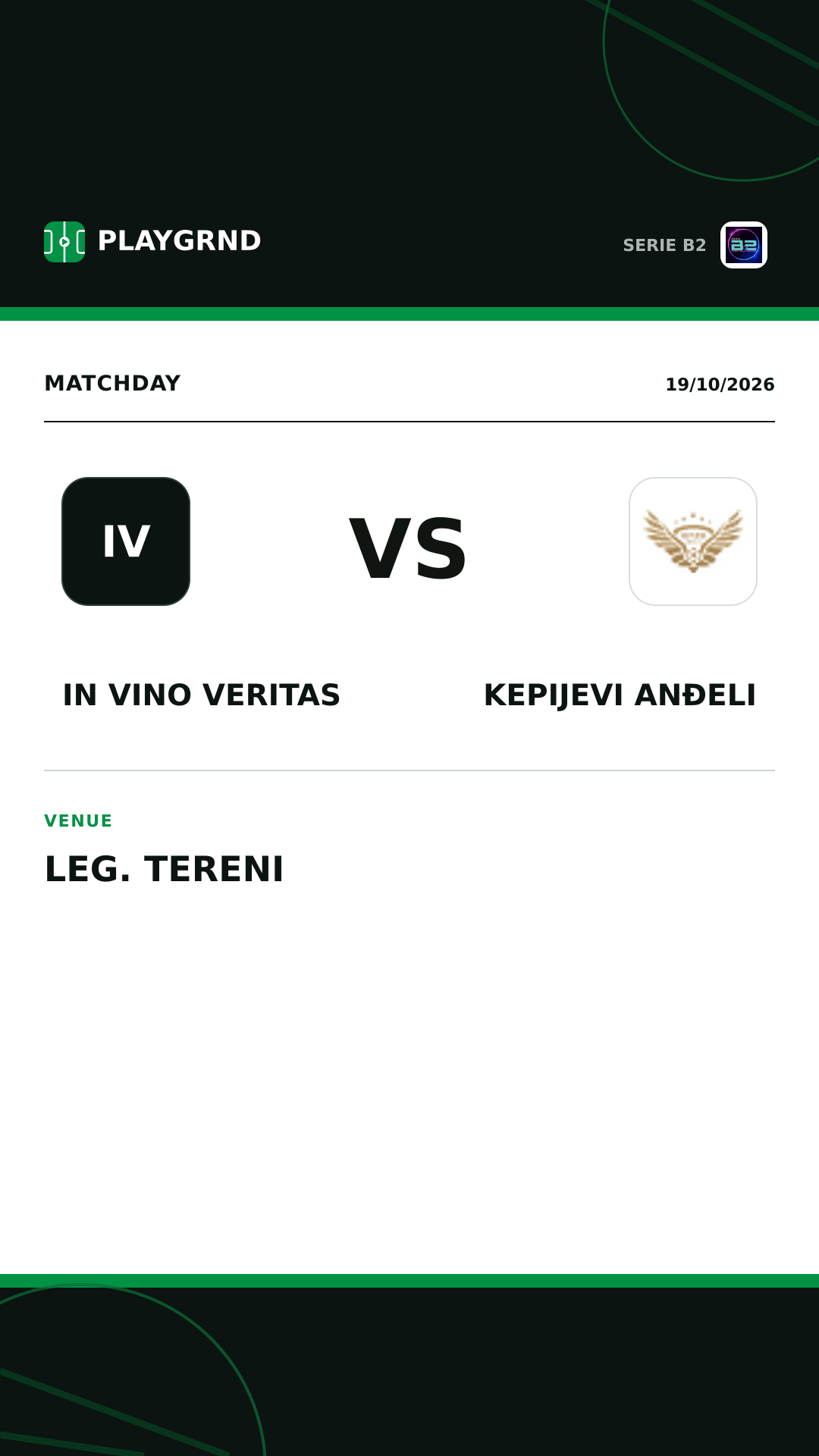Instagram artwork: IN Vino Veritas vs Kepijevi Anđeli