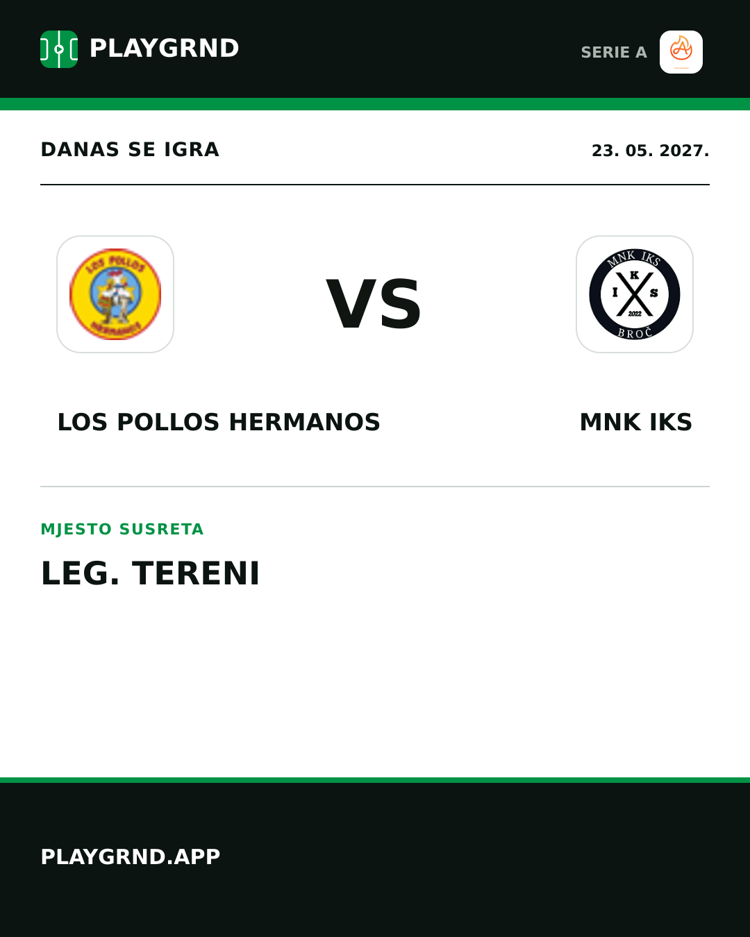 Instagram slika: Los Pollos Hermanos vs Alla Vittoria