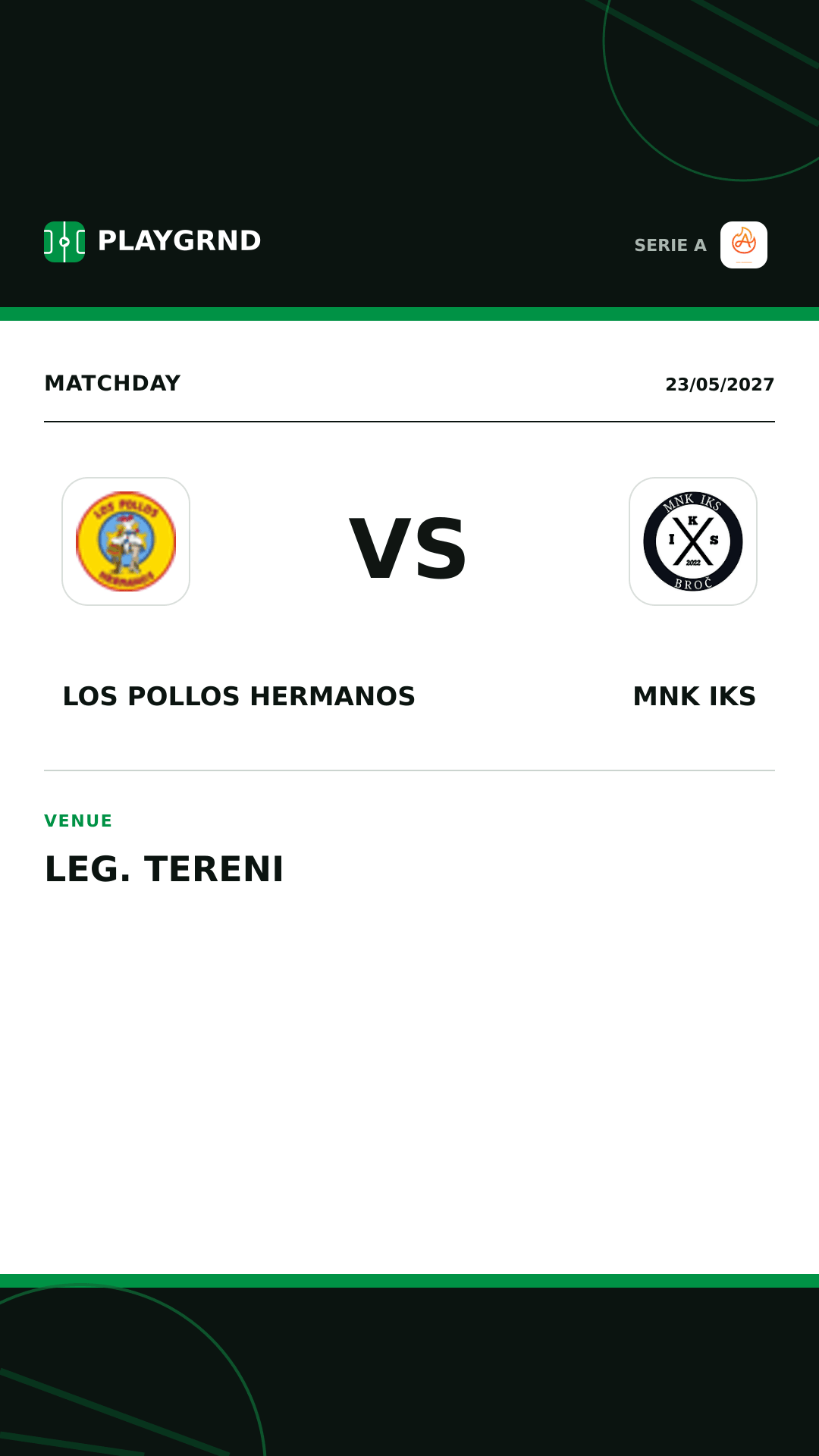Instagram artwork: Los Pollos Hermanos vs Alla Vittoria