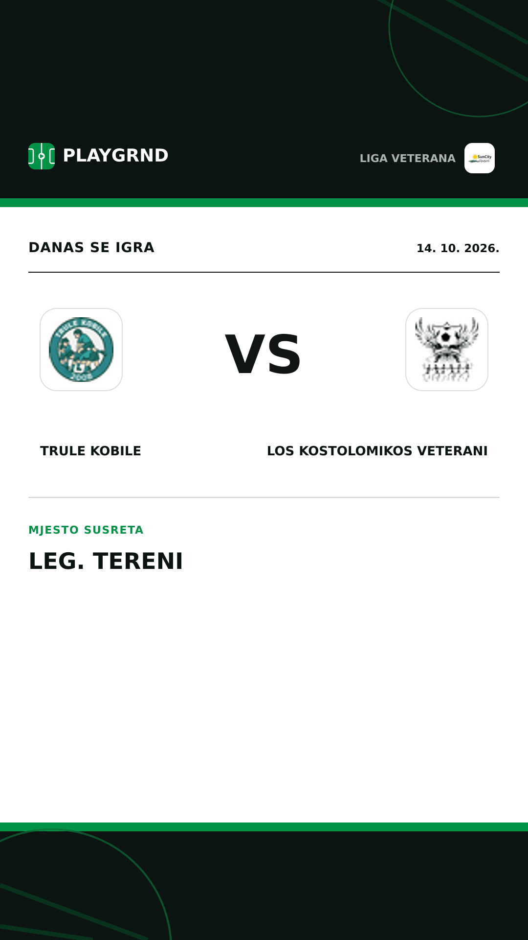 Instagram slika: Trule Kobile vs Los Kostolomikos Veterani