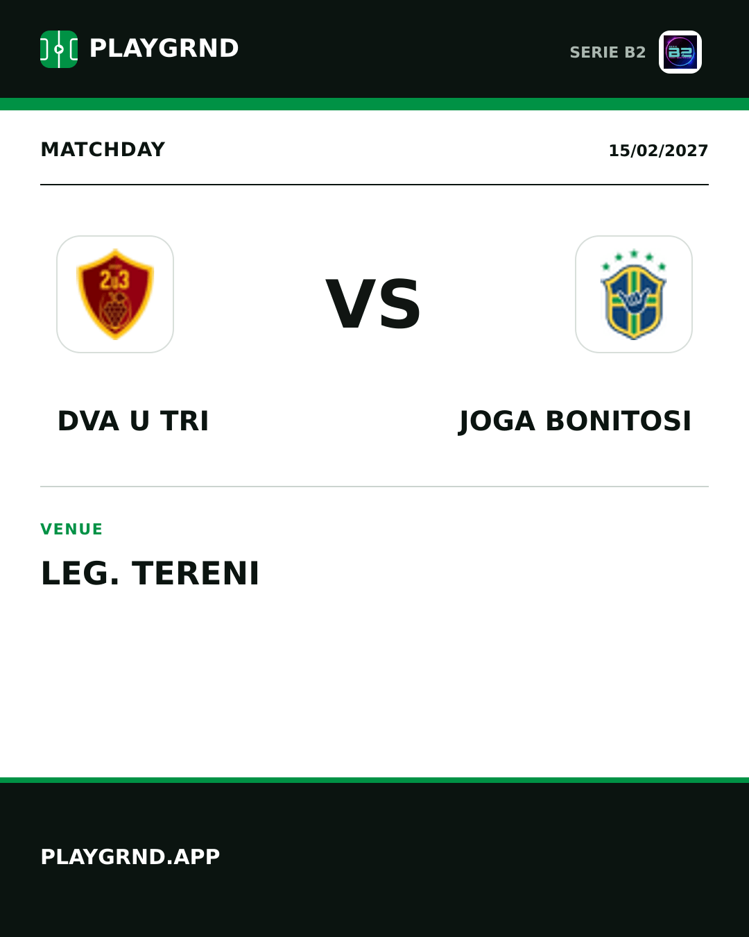 Instagram artwork: Dva U Tri vs Joga Bonitosi