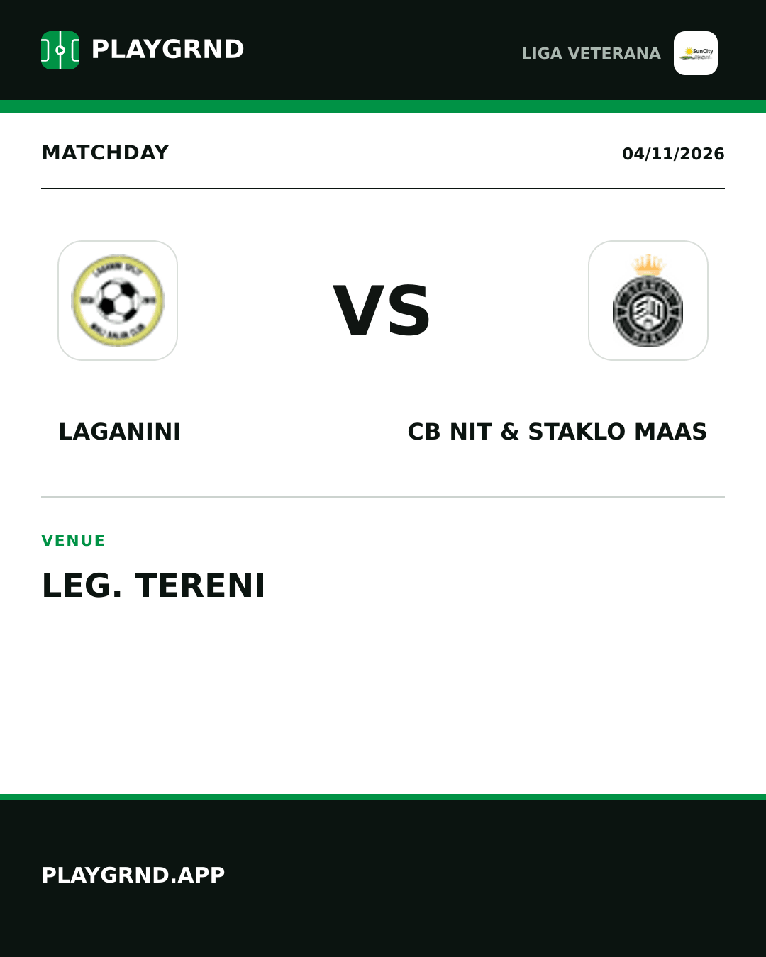 Instagram artwork: Laganini vs CB Nit & Staklo Maas