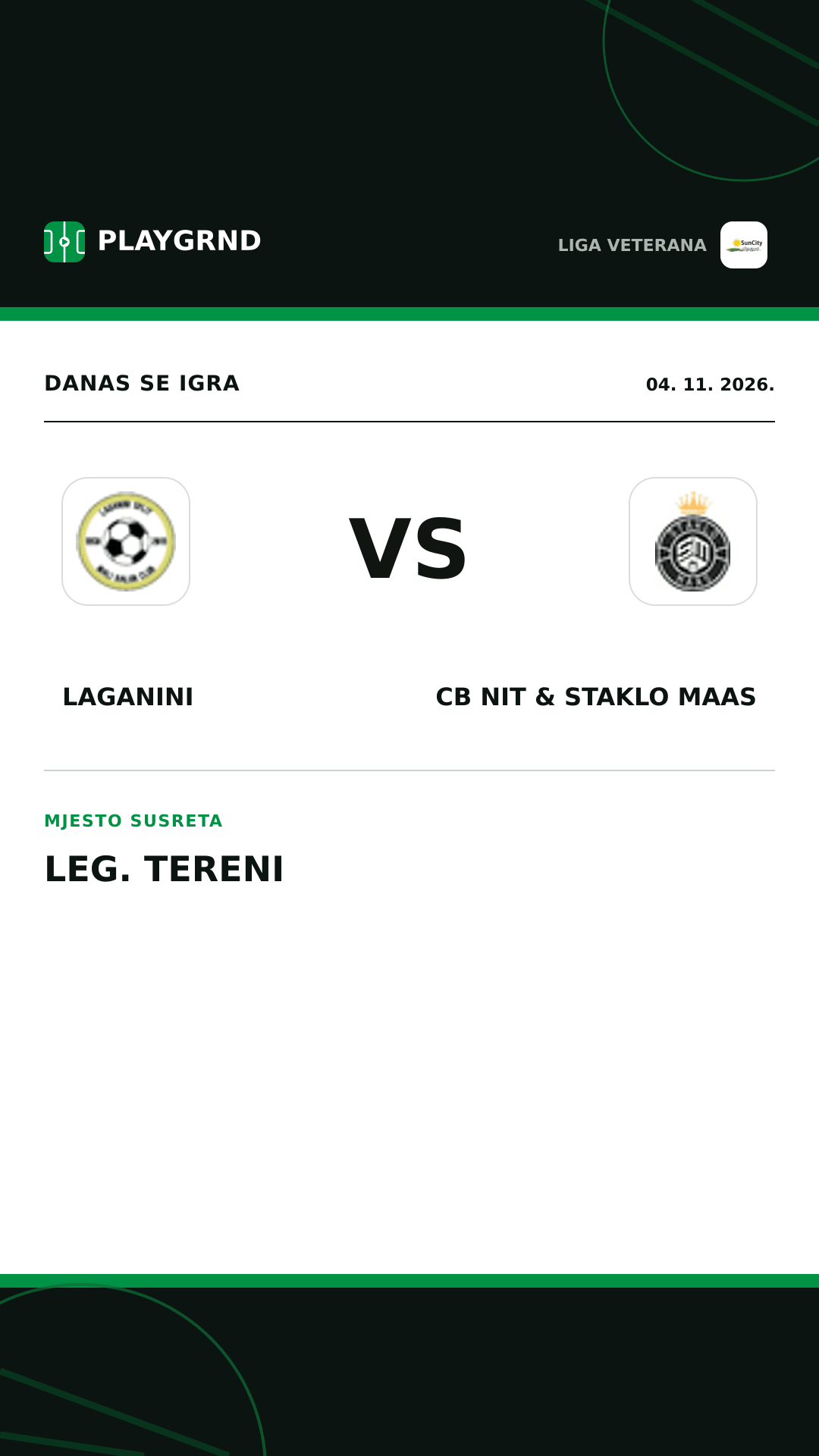 Instagram slika: Laganini vs CB Nit & Staklo Maas