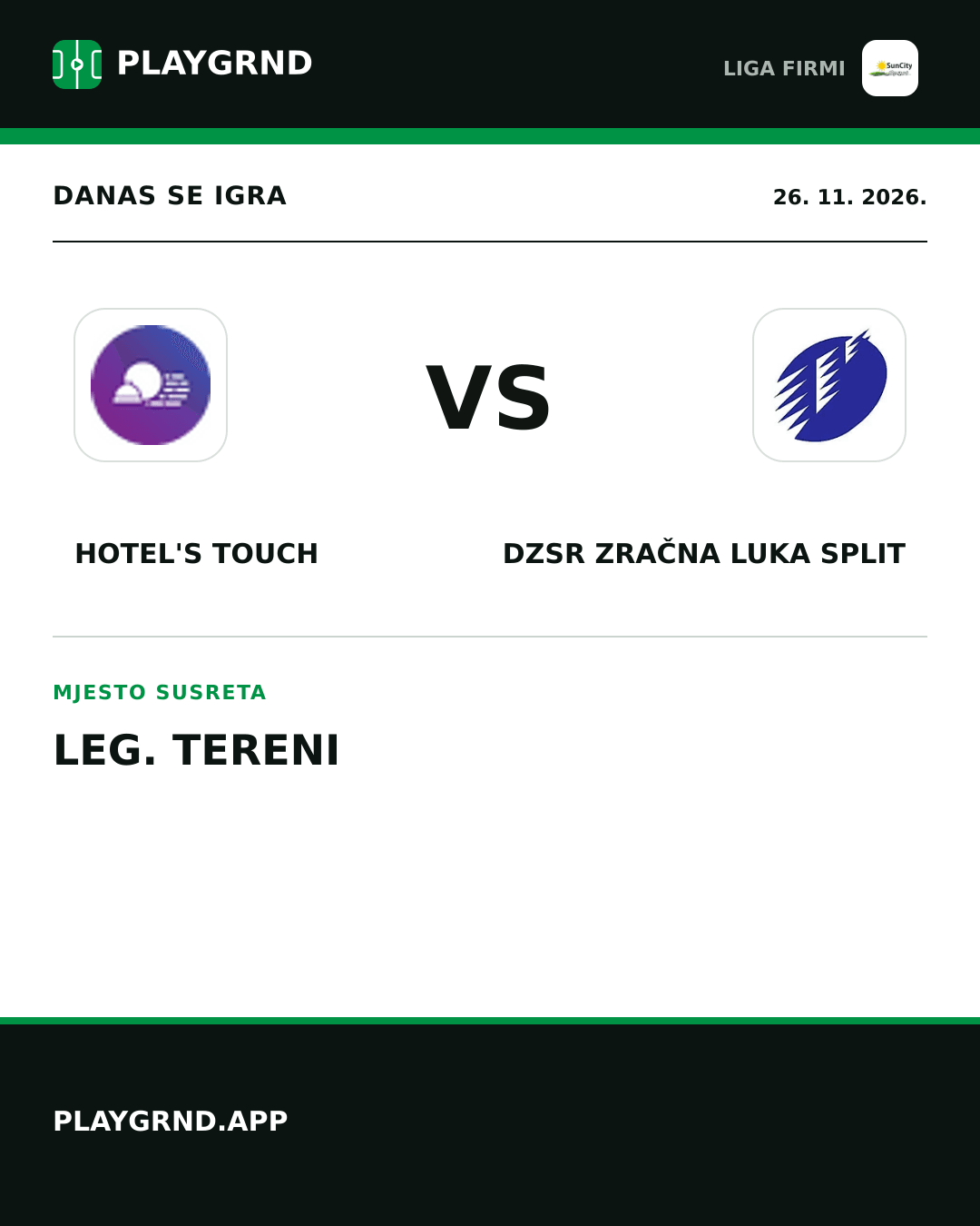 Instagram slika: Hotel's Touch vs DZSR Zračna Luka Split