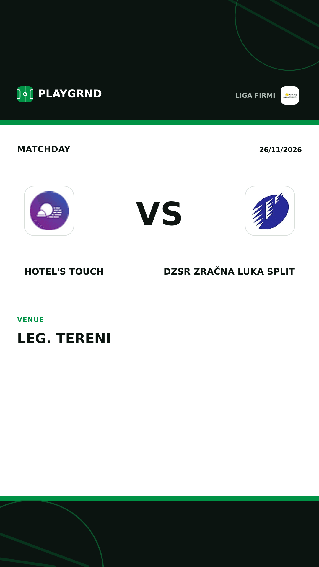 Instagram artwork: Hotel's Touch vs DZSR Zračna Luka Split
