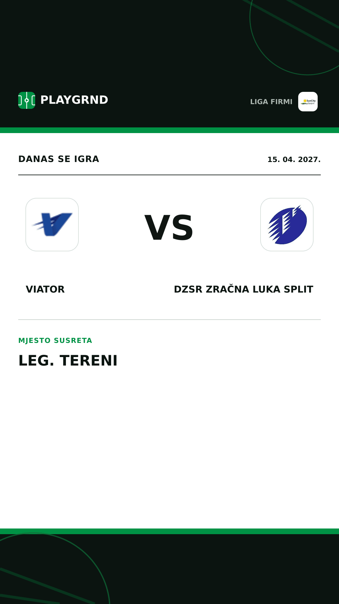 Instagram slika: Viator vs DZSR Zračna Luka Split