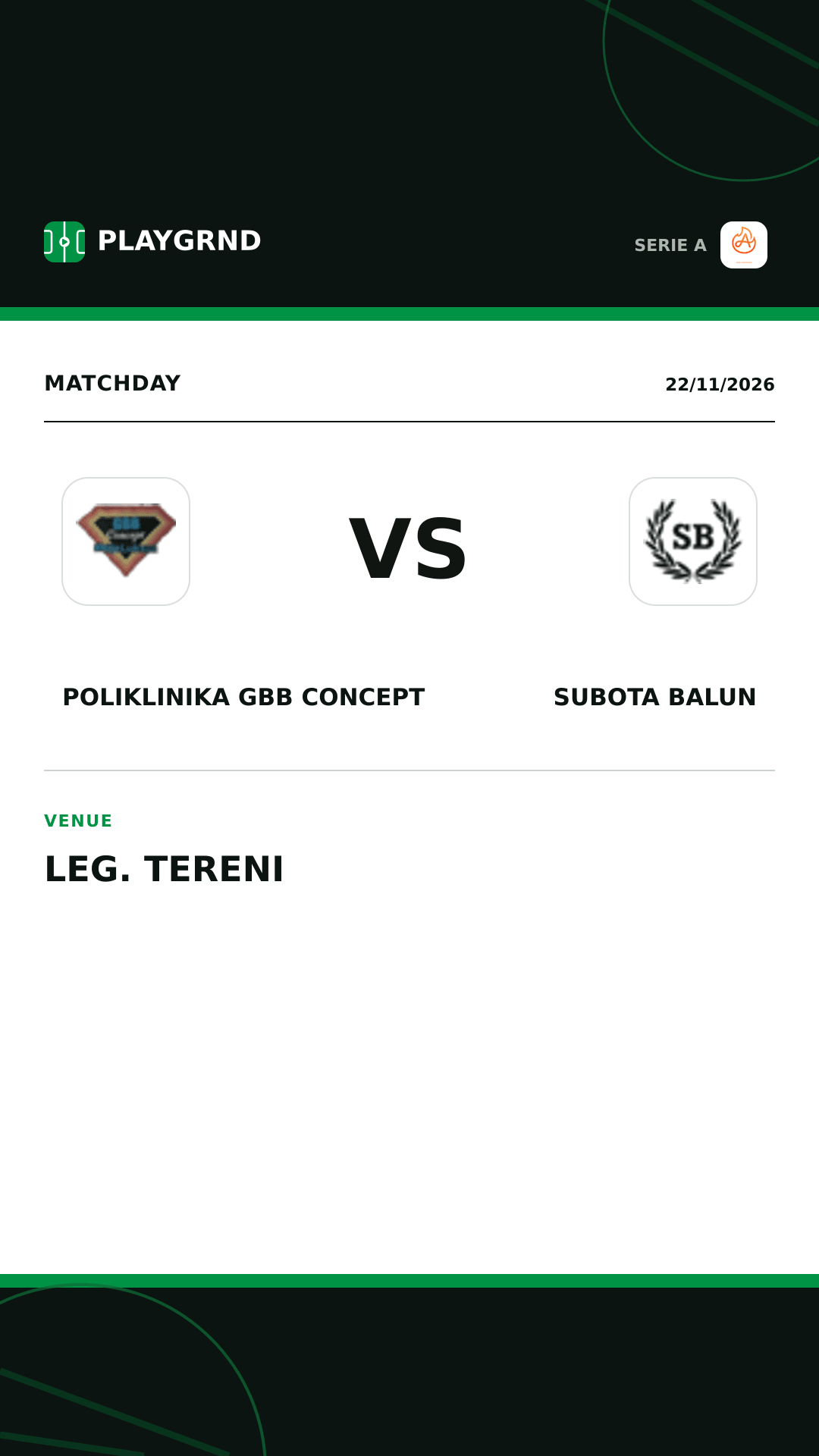Instagram artwork: Poliklinika Gbb Concept vs Subota Balun