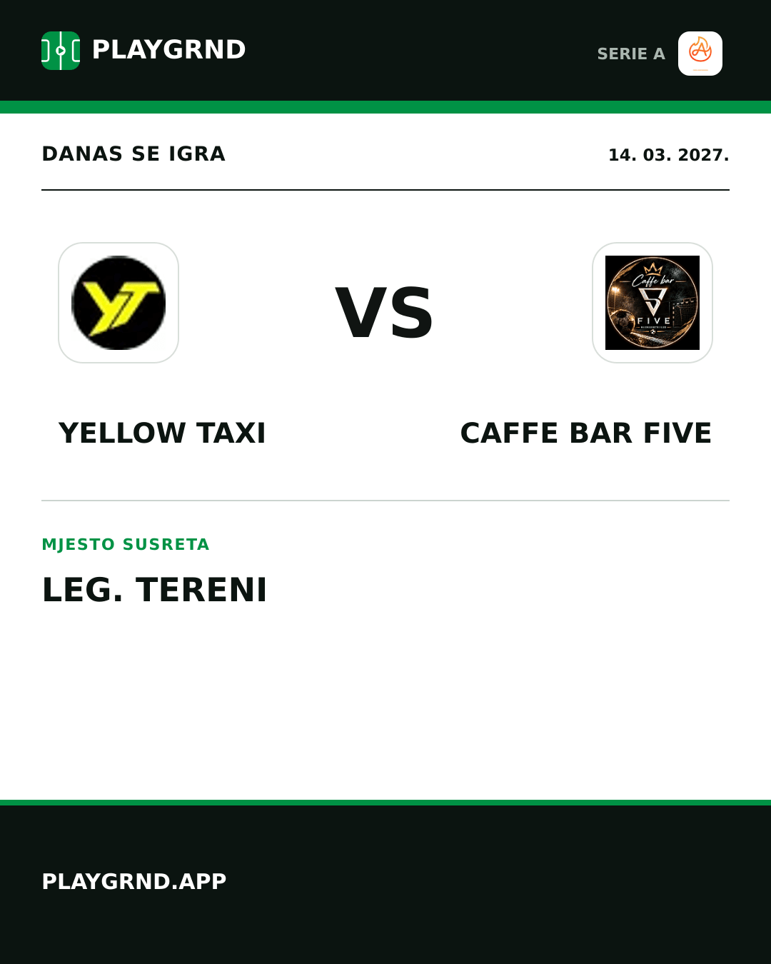 Instagram slika: Yellow Taxi vs Caffe Bar Five