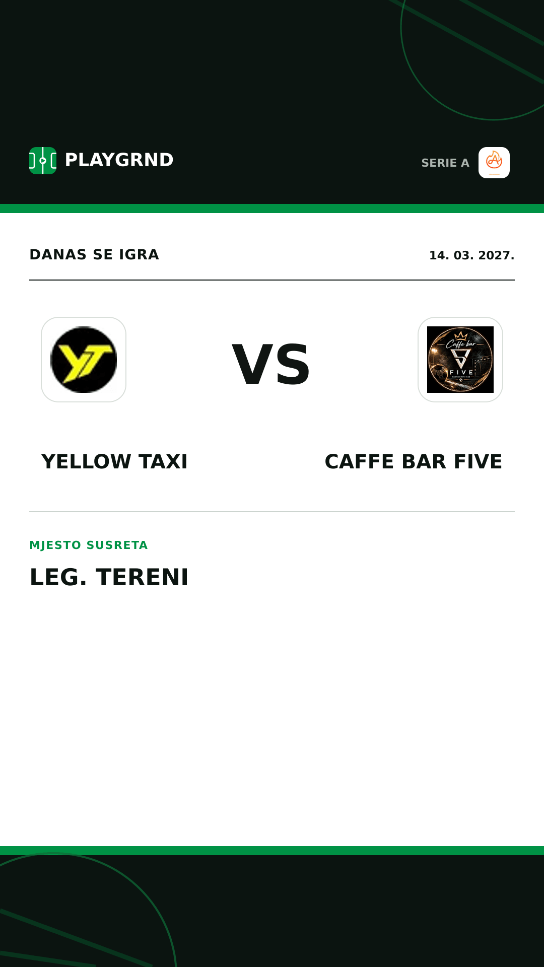 Instagram slika: Yellow Taxi vs Caffe Bar Five