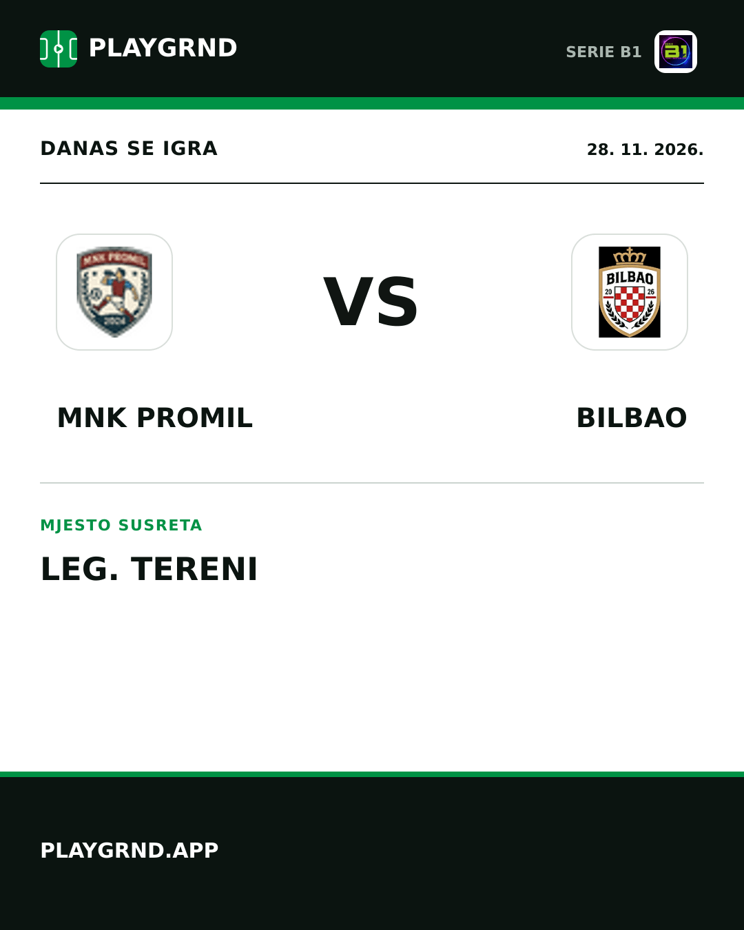 Instagram slika: Mnk Promil vs Bilbao
