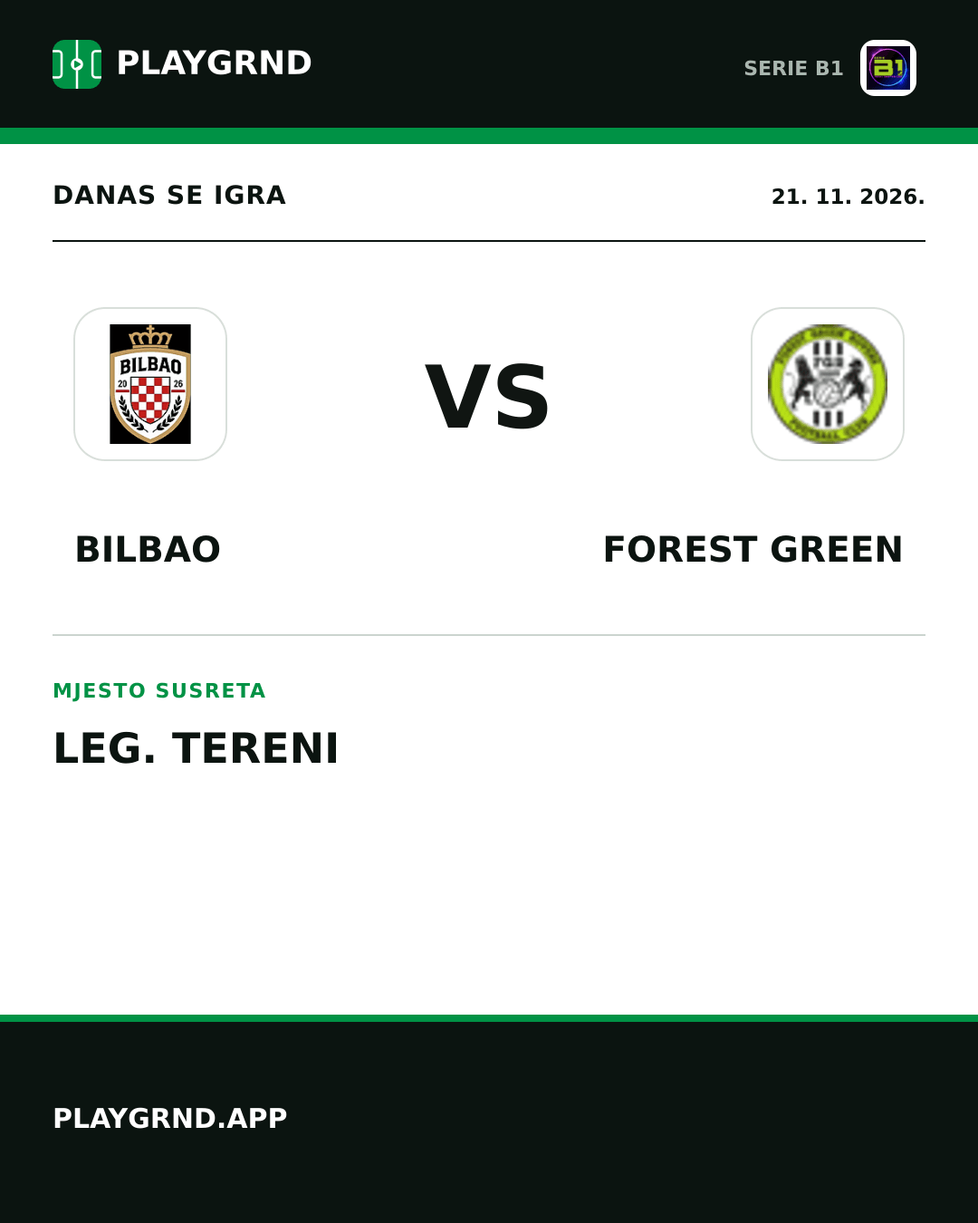Instagram slika: Bilbao vs Forest Green