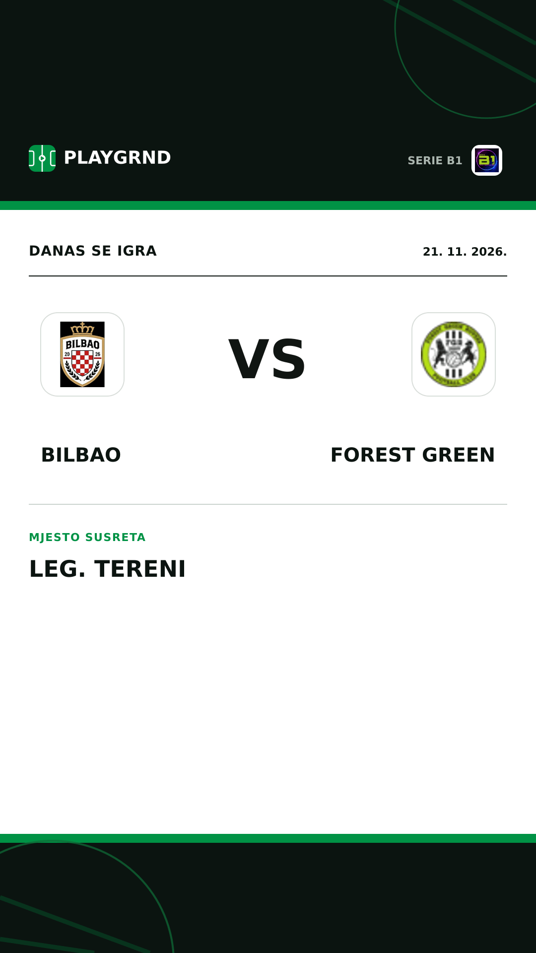 Instagram slika: Bilbao vs Forest Green