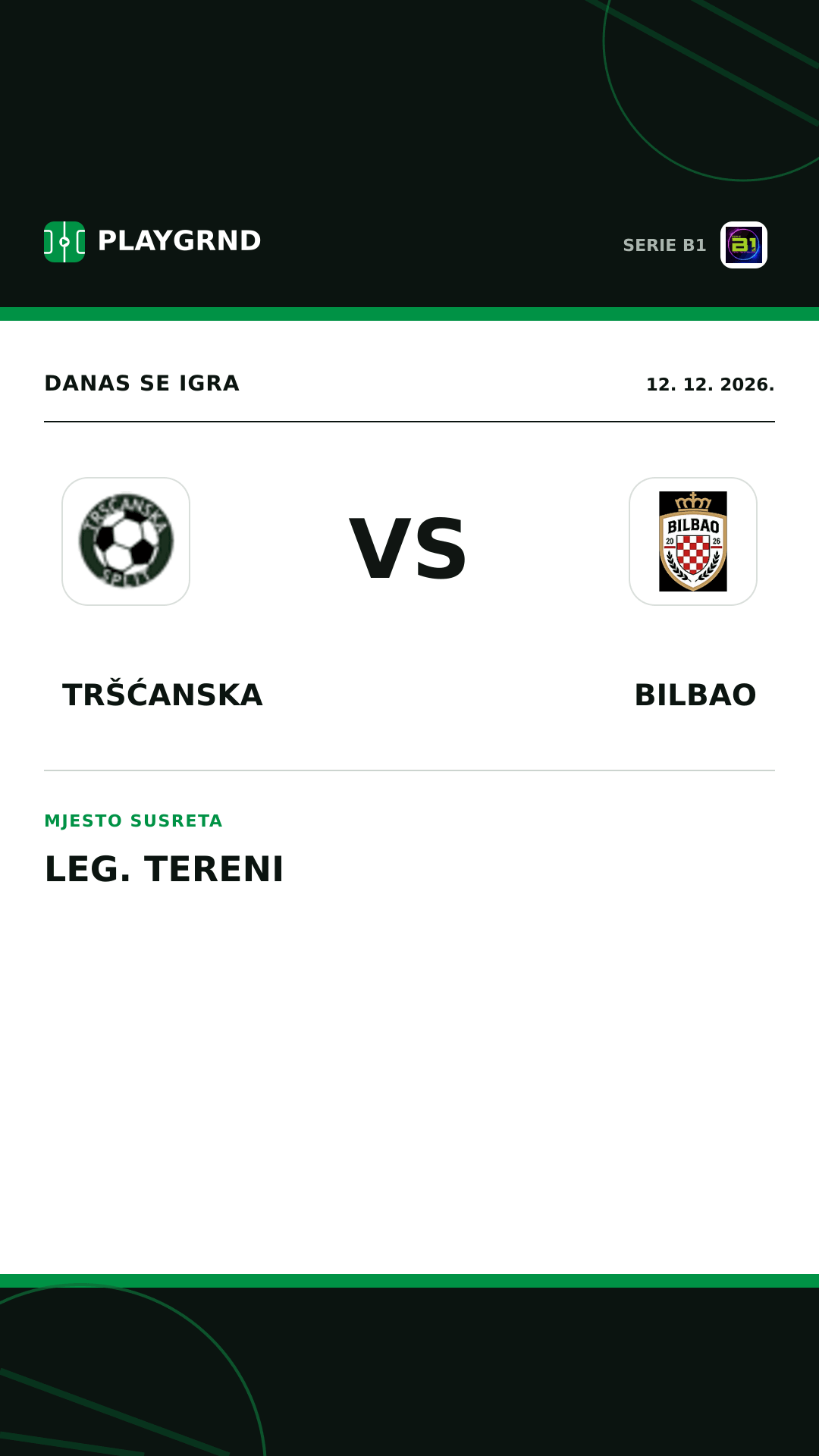 Instagram slika: Tršćanska vs Bilbao