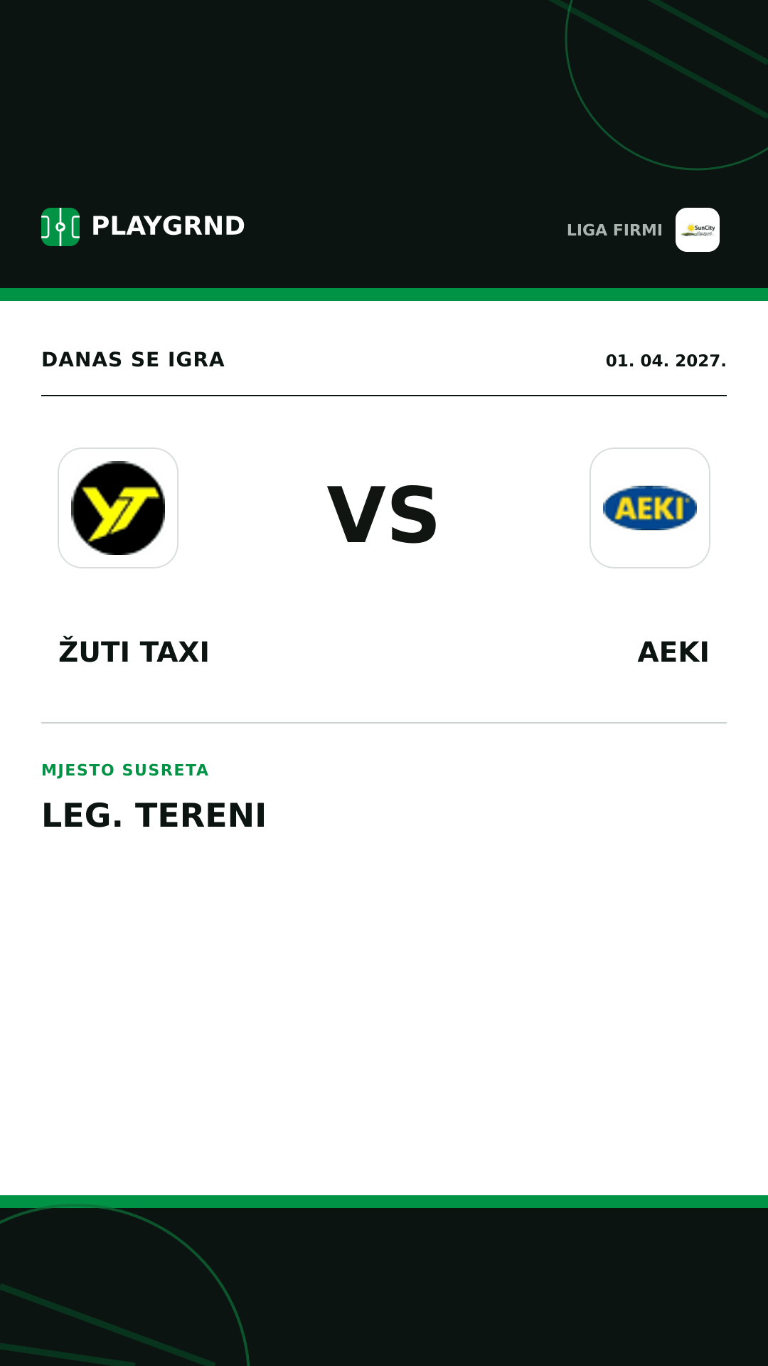 Instagram slika: Žuti Taxi vs AEKI