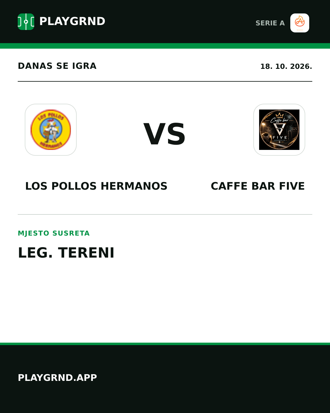 Instagram slika: Los Pollos Hermanos vs Caffe Bar Five