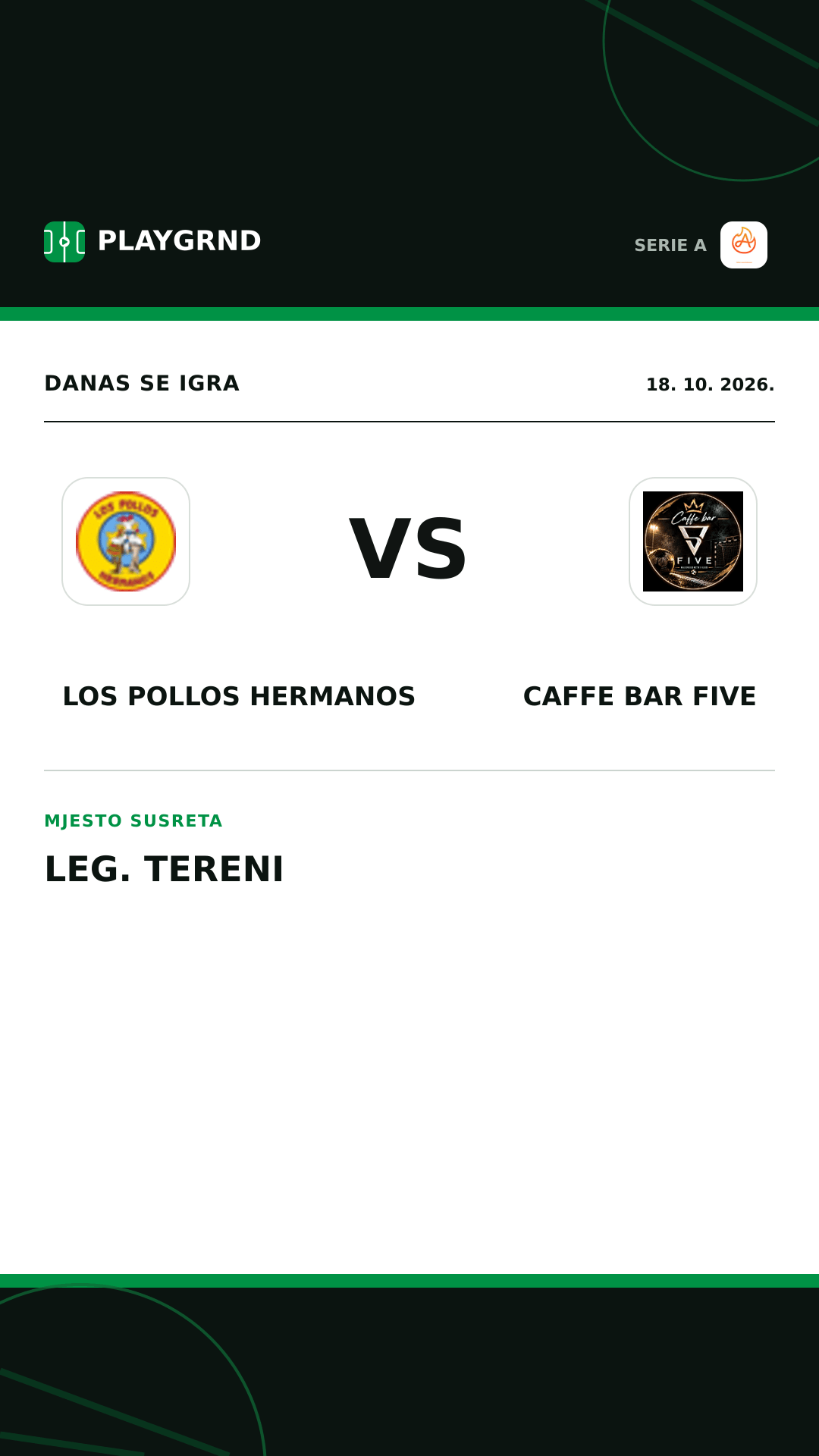 Instagram slika: Los Pollos Hermanos vs Caffe Bar Five