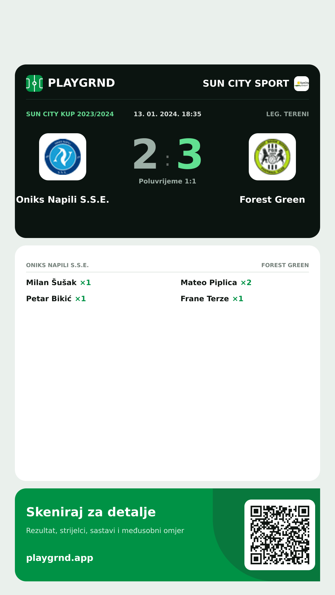 Story image: Oniks Napili S.S.E. 2:3 Forest Green