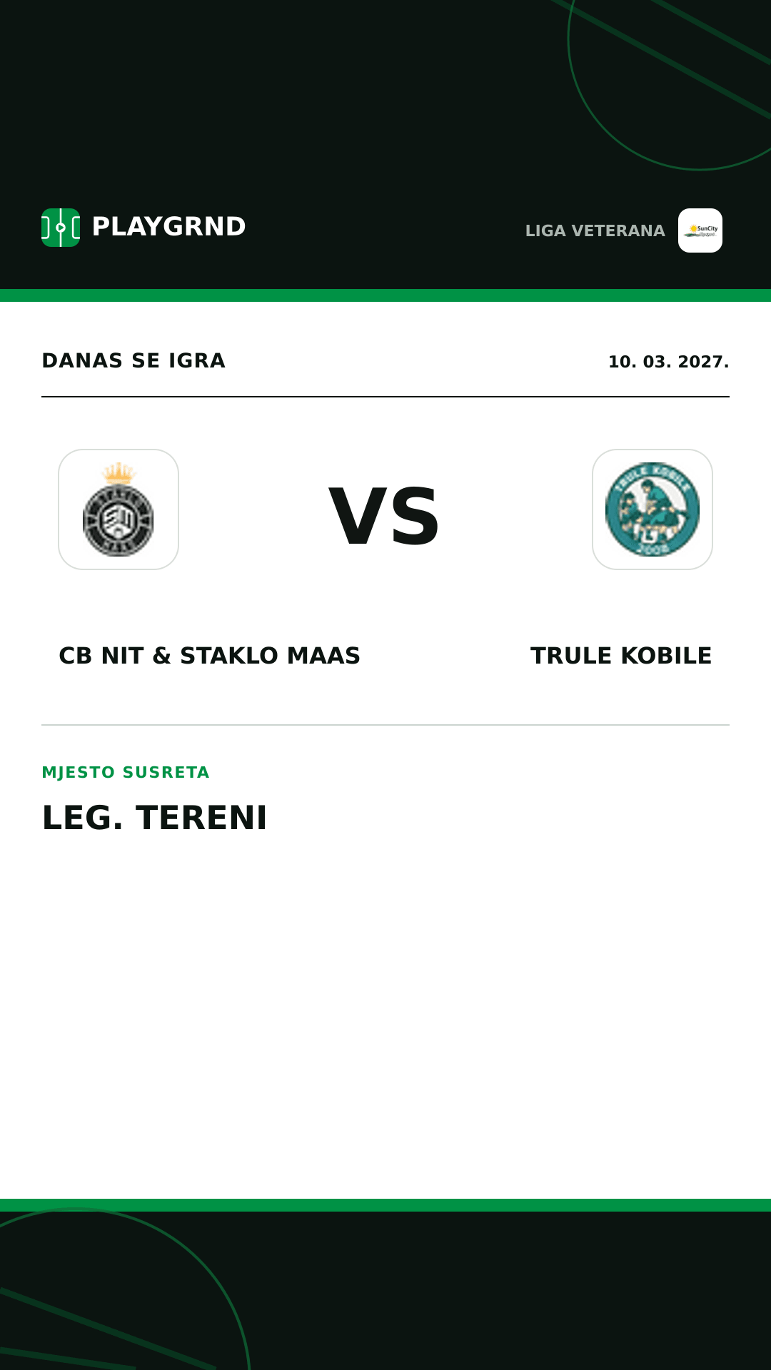Instagram slika: CB Nit & Staklo Maas vs Trule Kobile