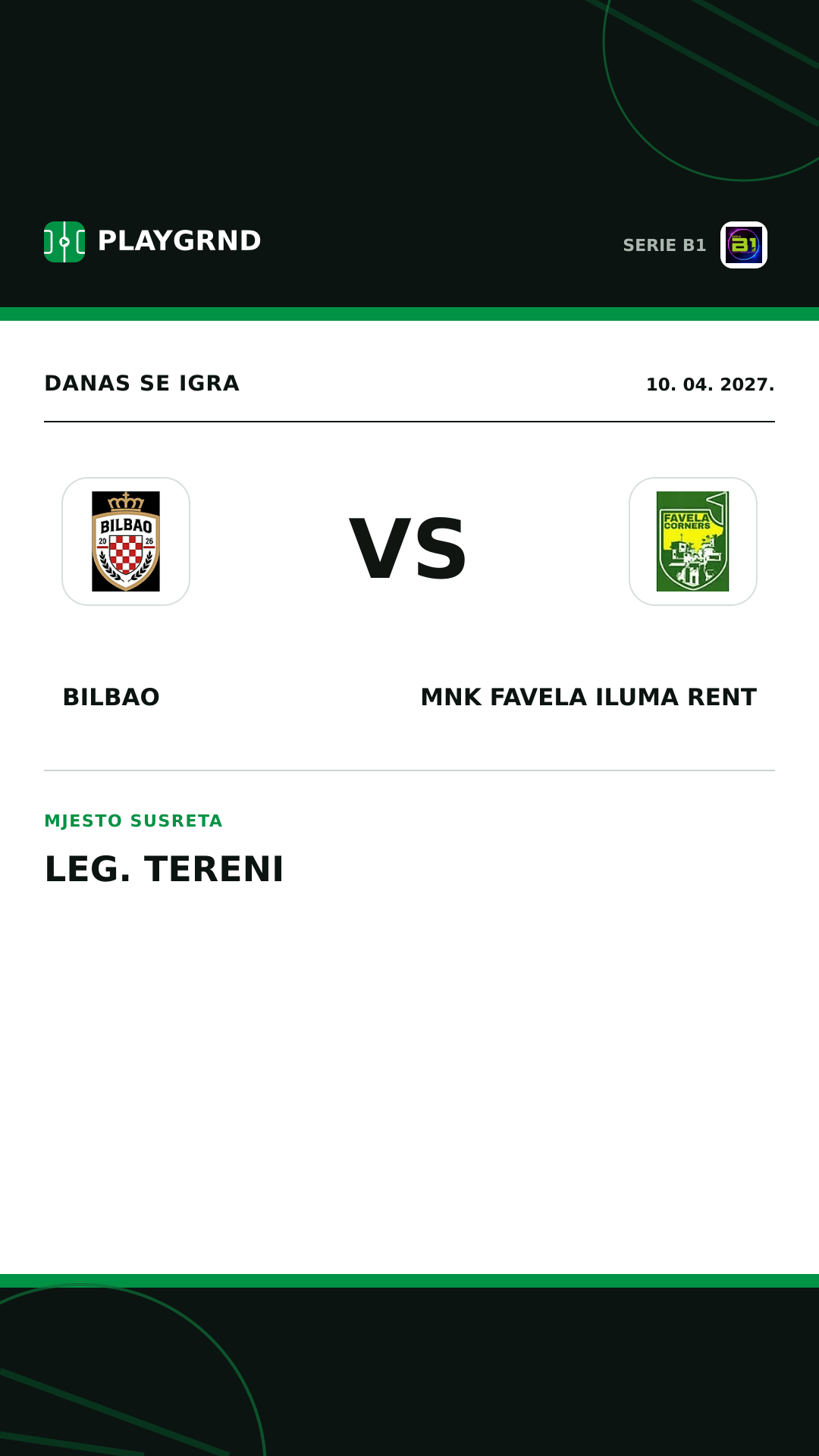Instagram slika: Bilbao vs MNK Favela Iluma Rent