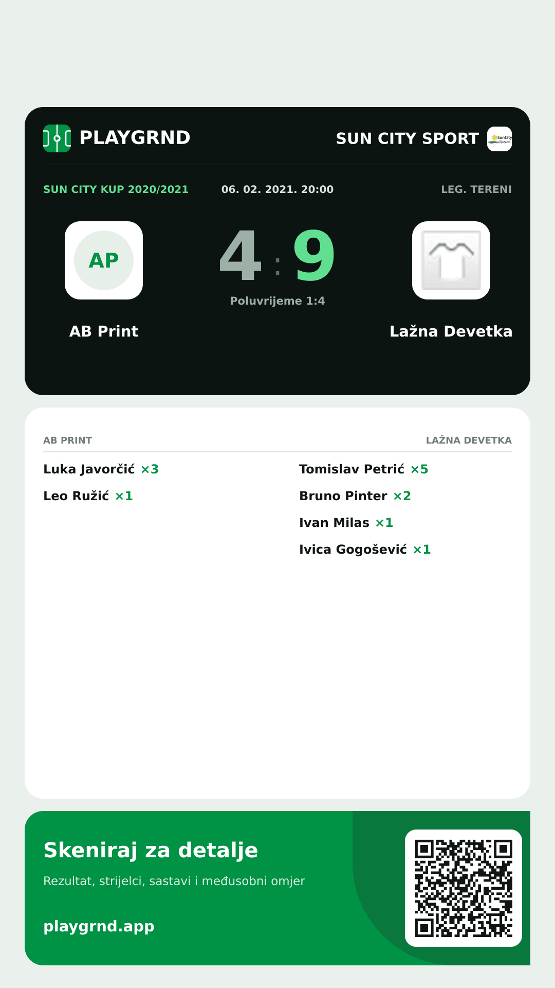 Story slika: AB Print 4:9 Lažna Devetka