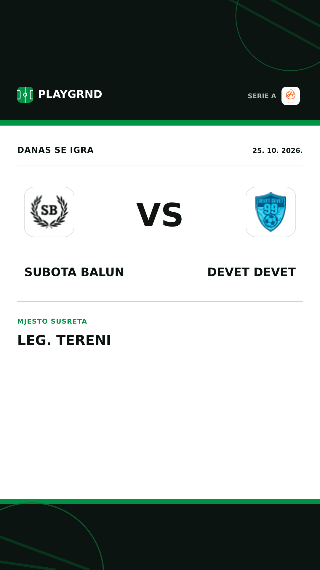 Instagram slika: Subota Balun vs Devet Devet