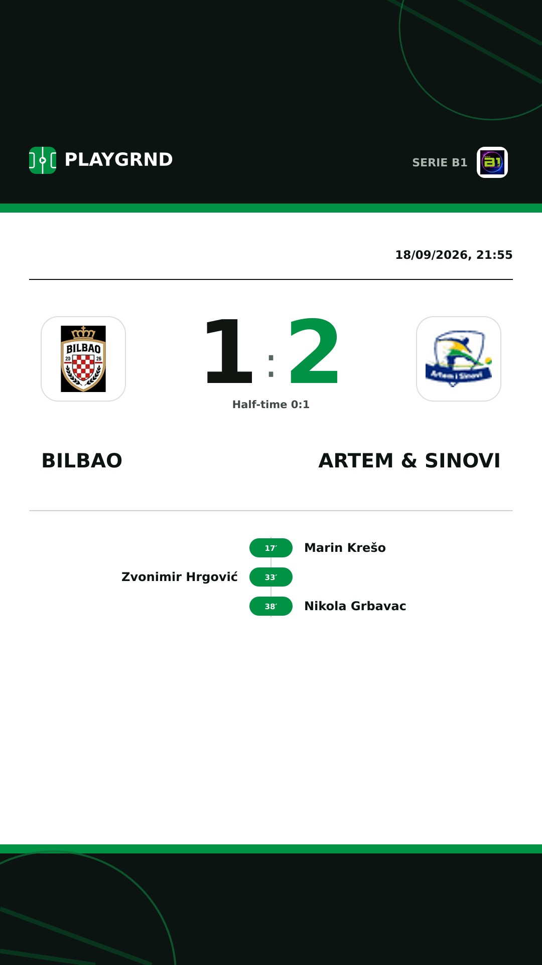 Instagram artwork: Bilbao 1:2 Artem & Sinovi