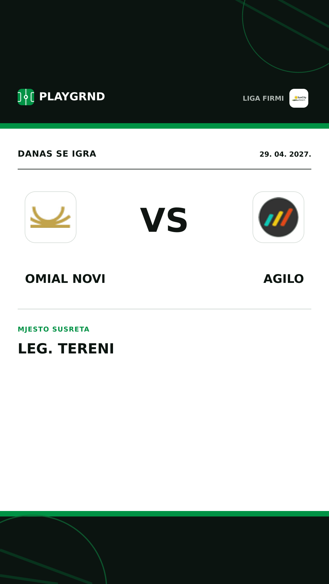 Instagram slika: Omial Novi vs Agilo