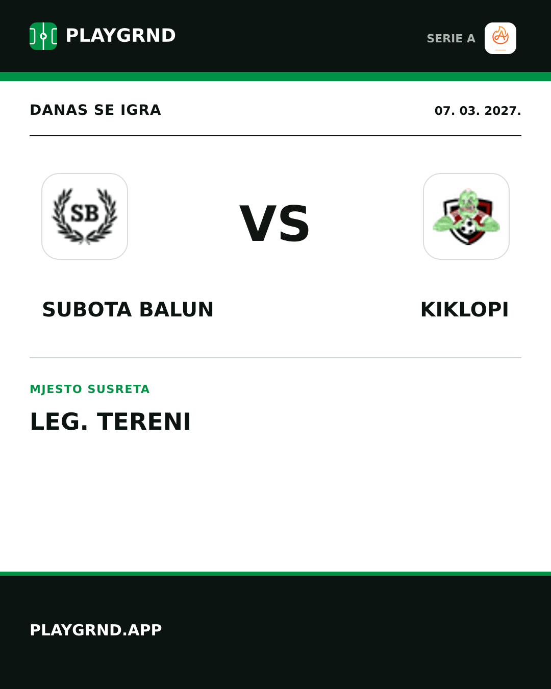 Instagram slika: Subota Balun vs Kiklopi