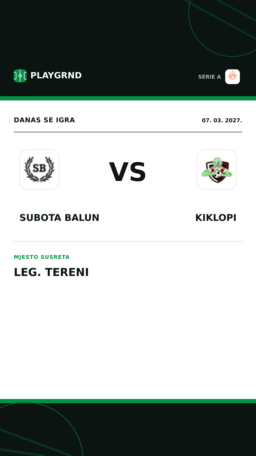 Instagram slika: Subota Balun vs Kiklopi