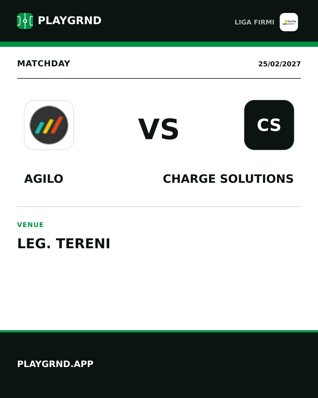 Instagram artwork: Agilo vs Charge Solutions
