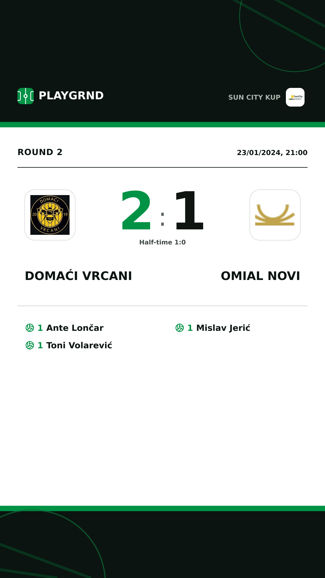 Instagram artwork: Domaći Vrcani 2:1 Omial Novi