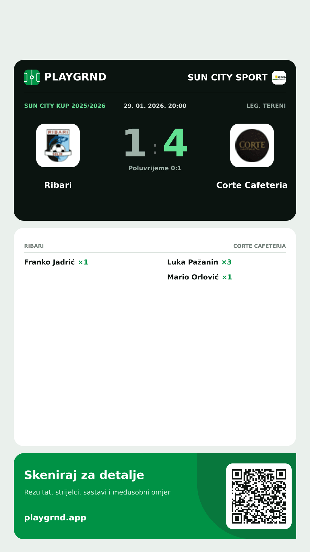 Story slika: Ribari 1:4 Corte Cafeteria