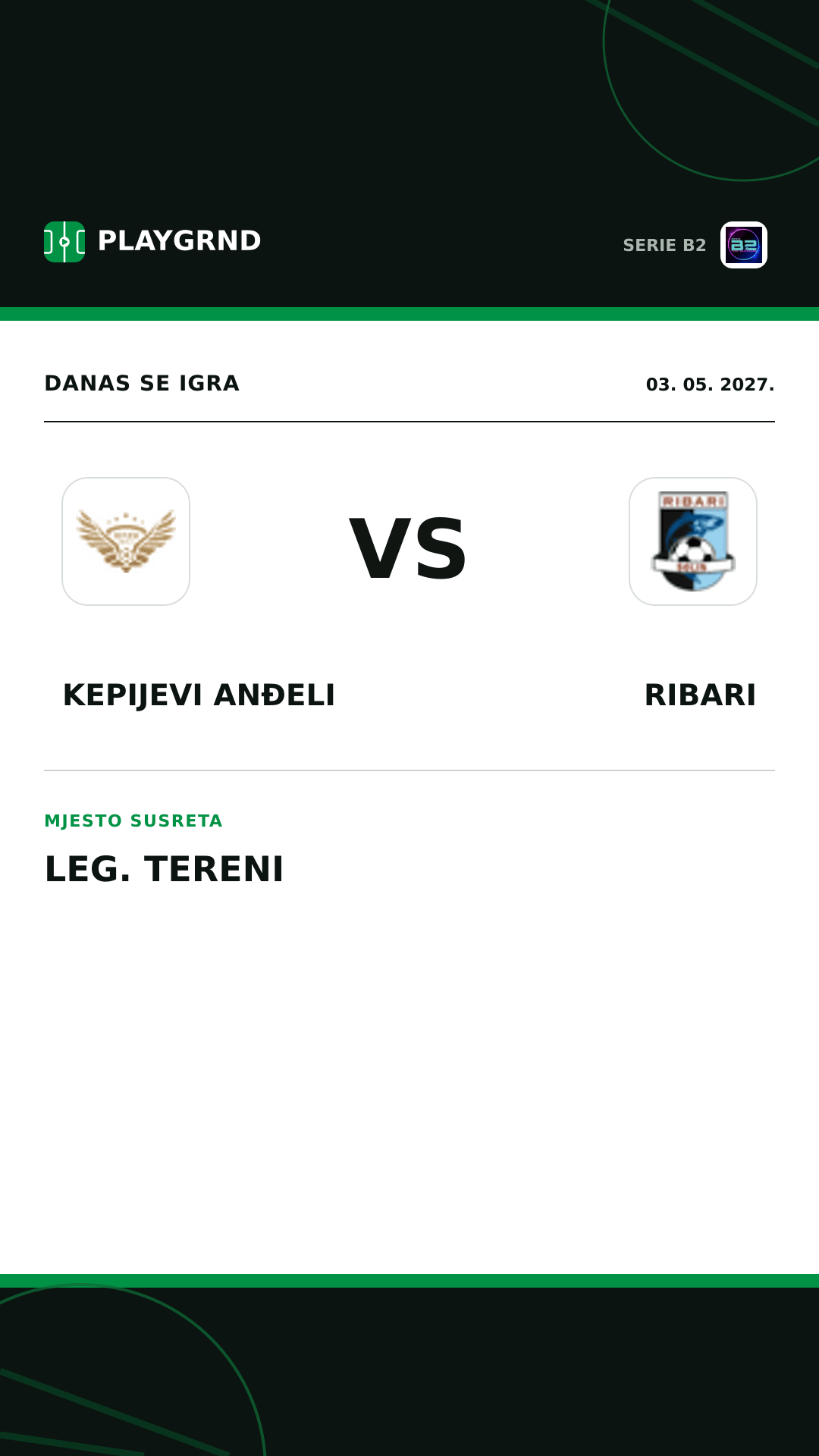 Instagram slika: Kepijevi Anđeli vs Ribari
