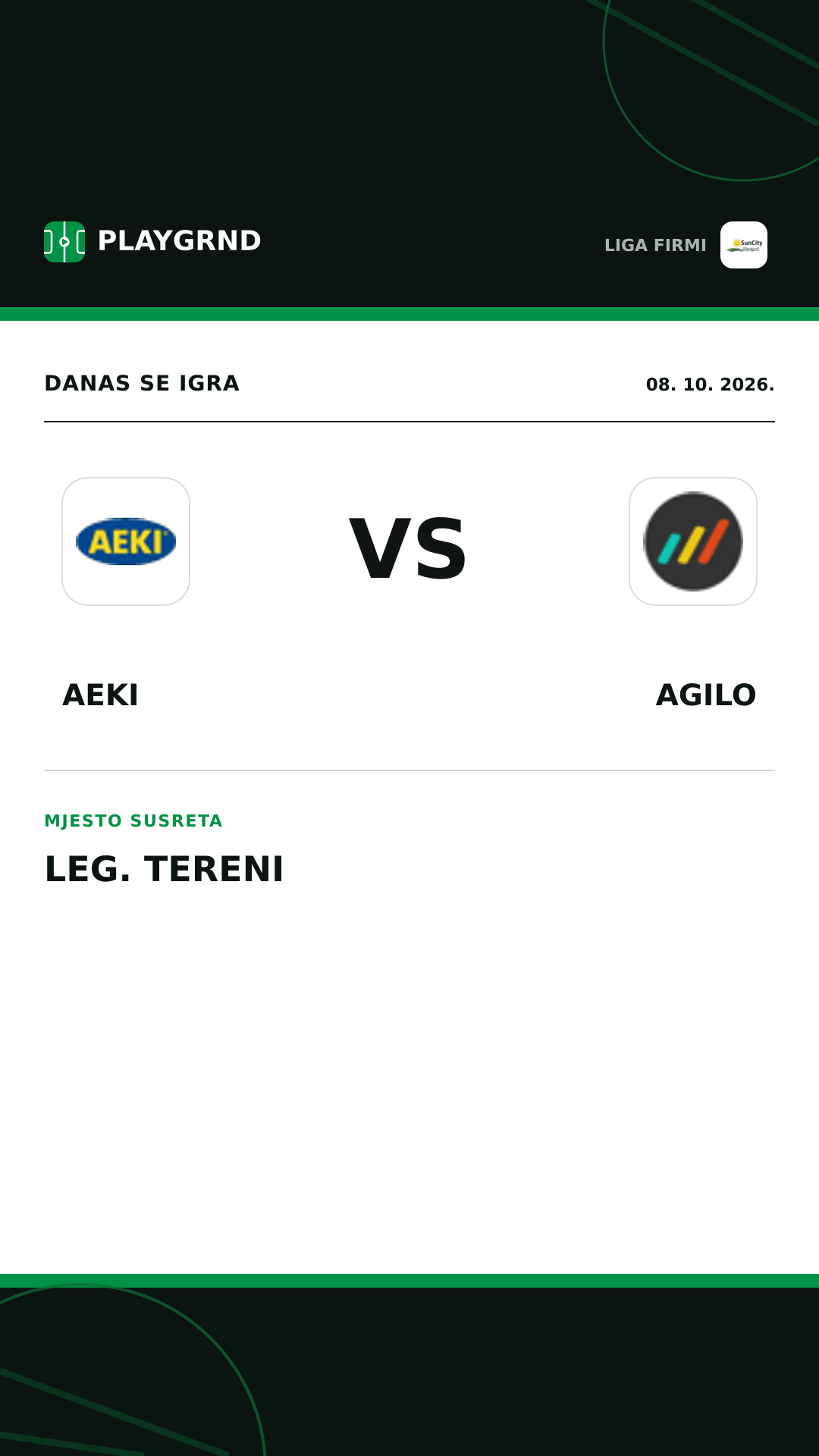 Instagram slika: AEKI vs Agilo