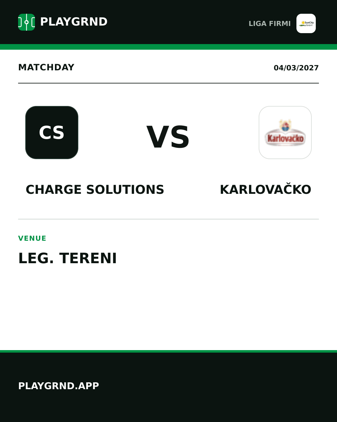 Instagram artwork: Charge Solutions vs Karlovačko