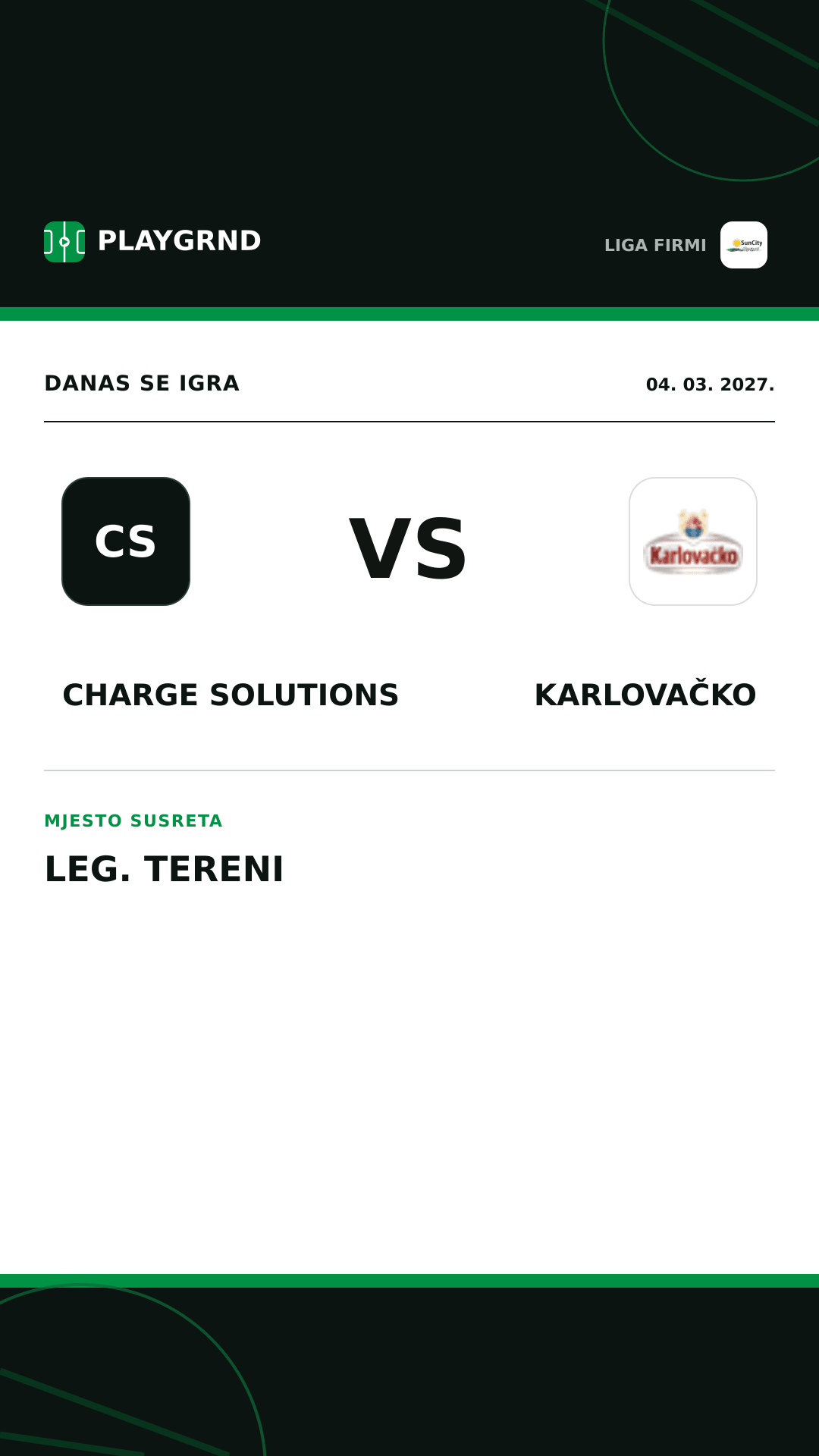 Instagram slika: Charge Solutions vs Karlovačko