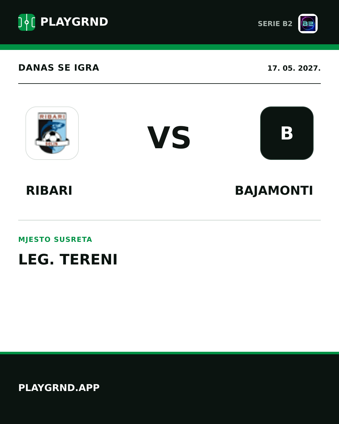 Instagram slika: Ribari vs Bajamonti