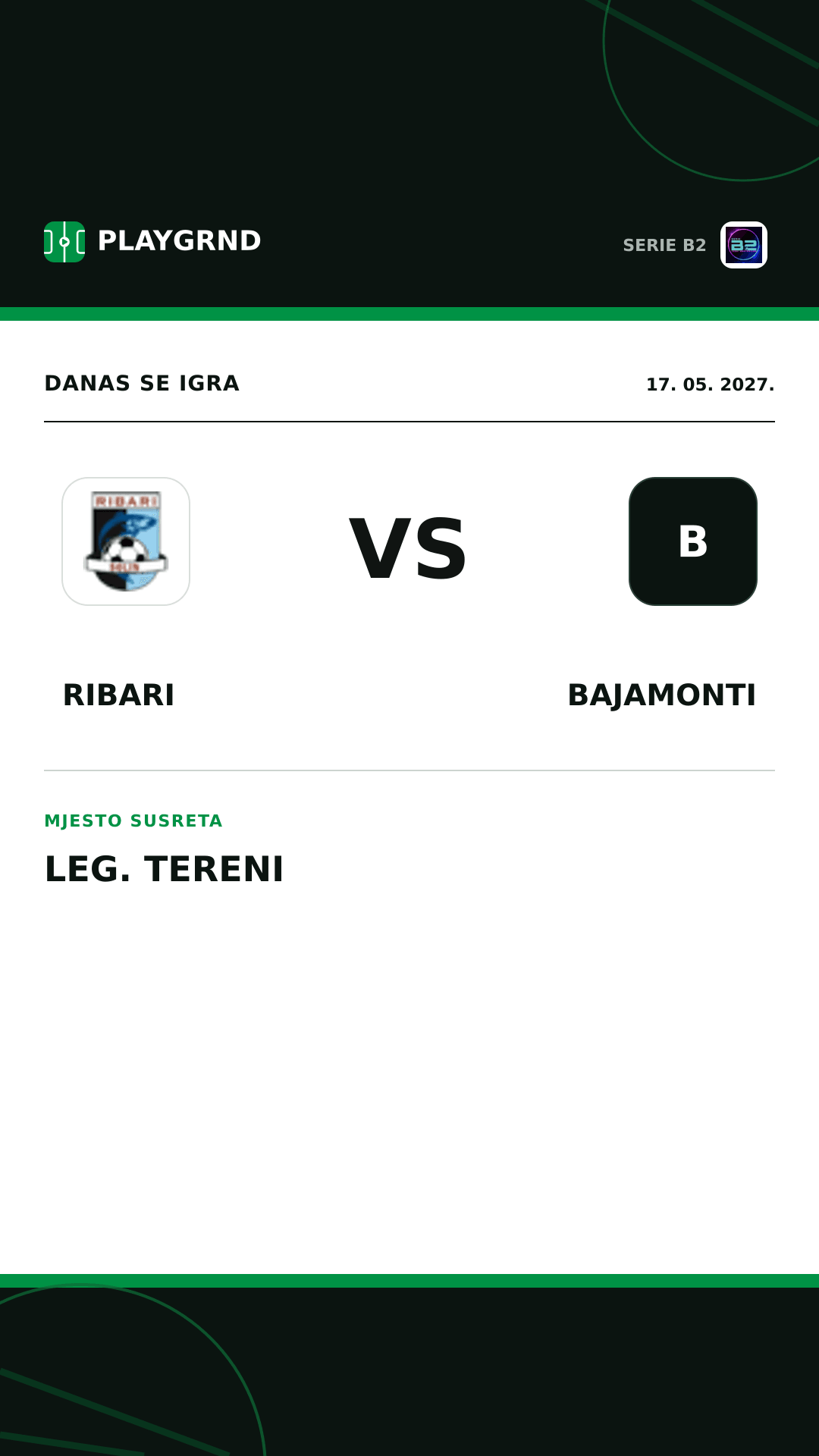 Instagram slika: Ribari vs Bajamonti