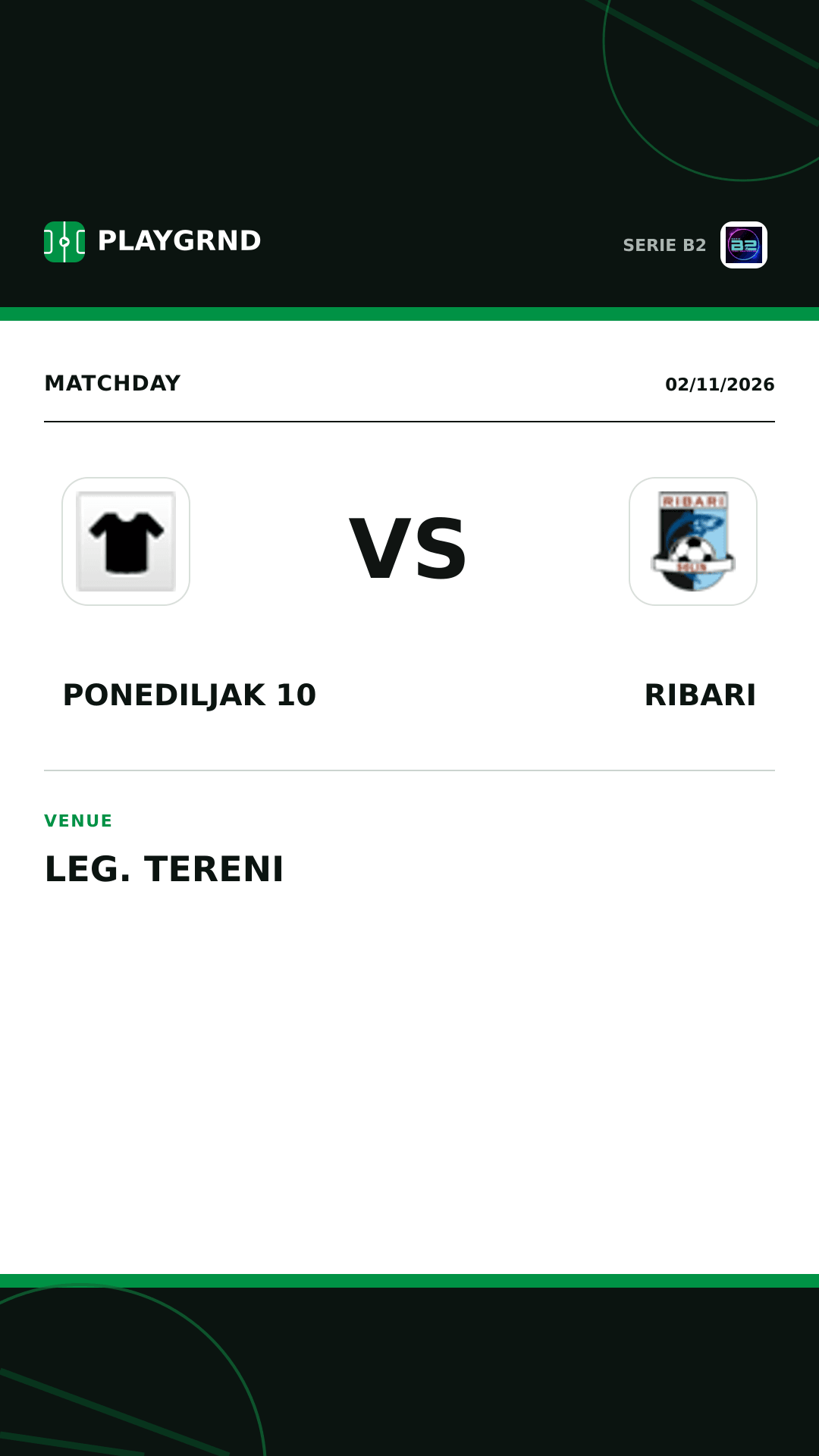 Instagram artwork: Ponediljak 10 vs Ribari