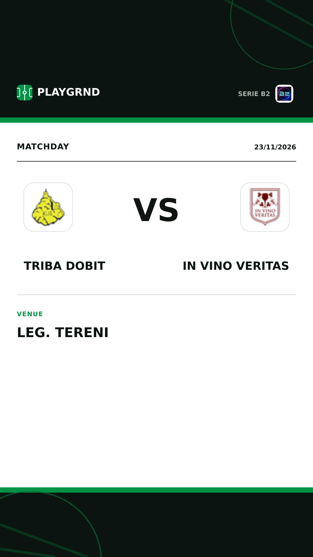 Instagram artwork: Triba Dobit vs IN Vino Veritas