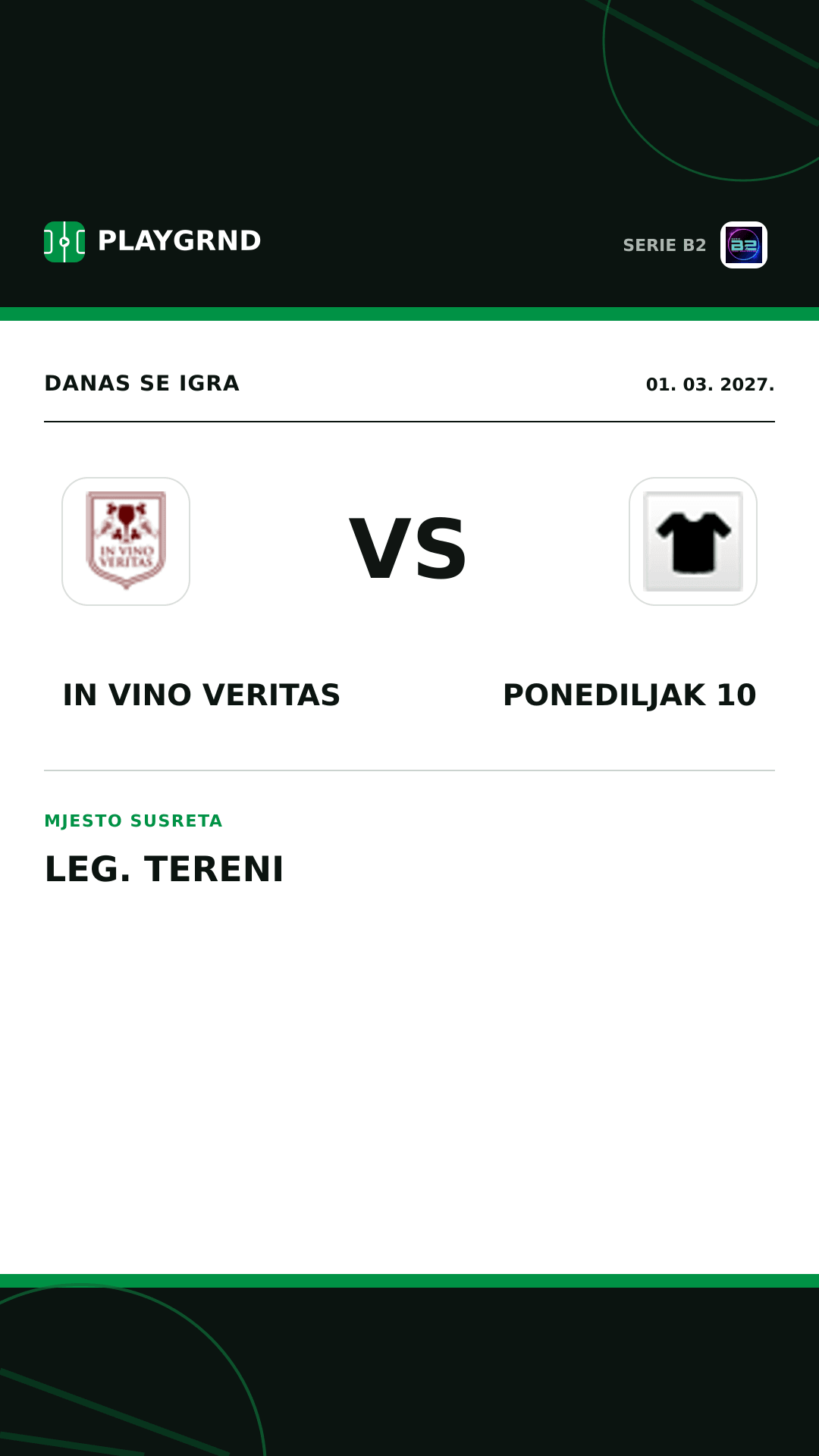 Instagram slika: IN Vino Veritas vs Ponediljak 10