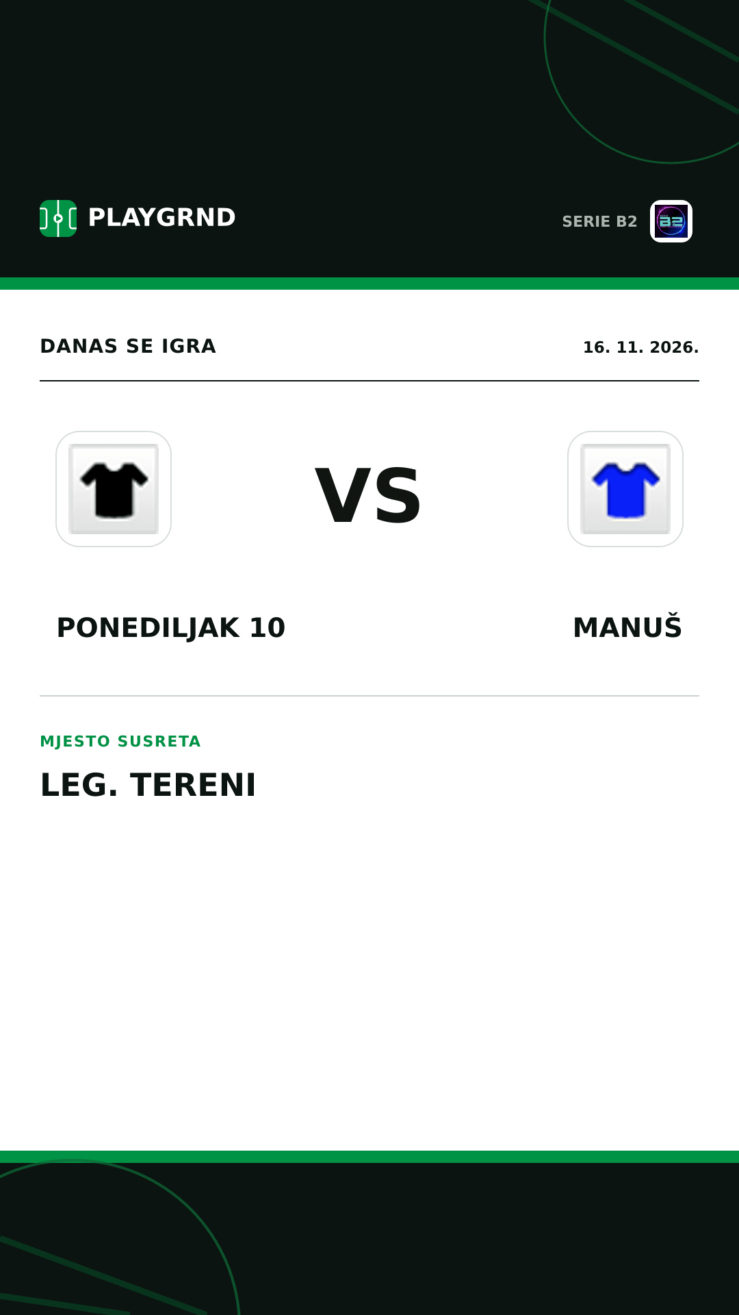 Instagram slika: Ponediljak 10 vs Manuš
