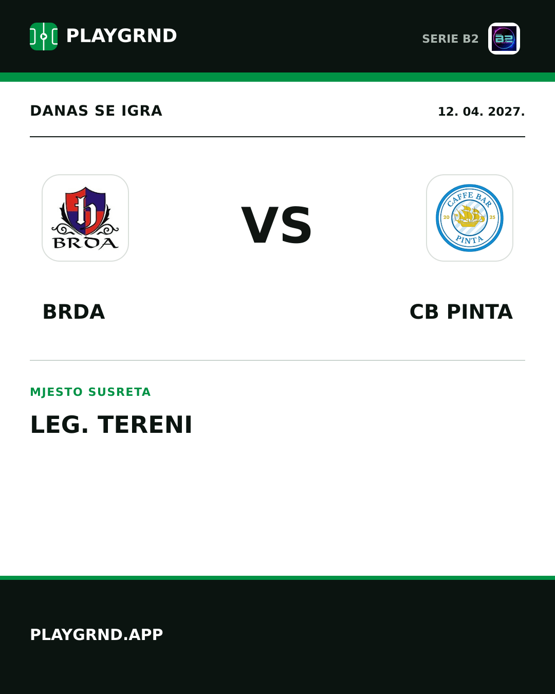 Instagram slika: Brda vs CB Pinta