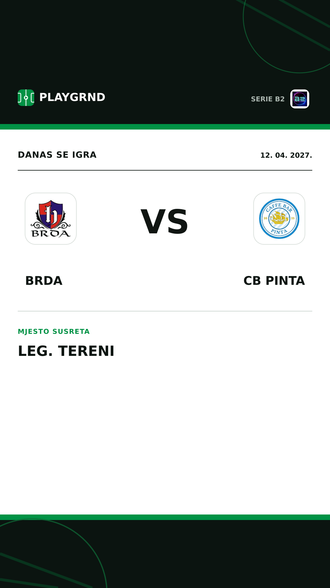 Instagram slika: Brda vs CB Pinta