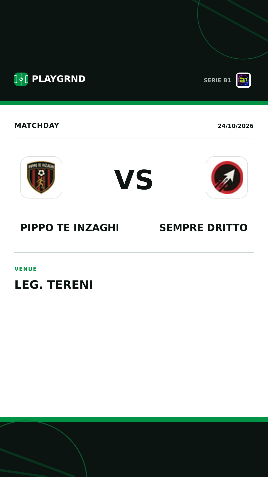 Instagram artwork: Pippo TE Inzaghi vs Sempre Dritto