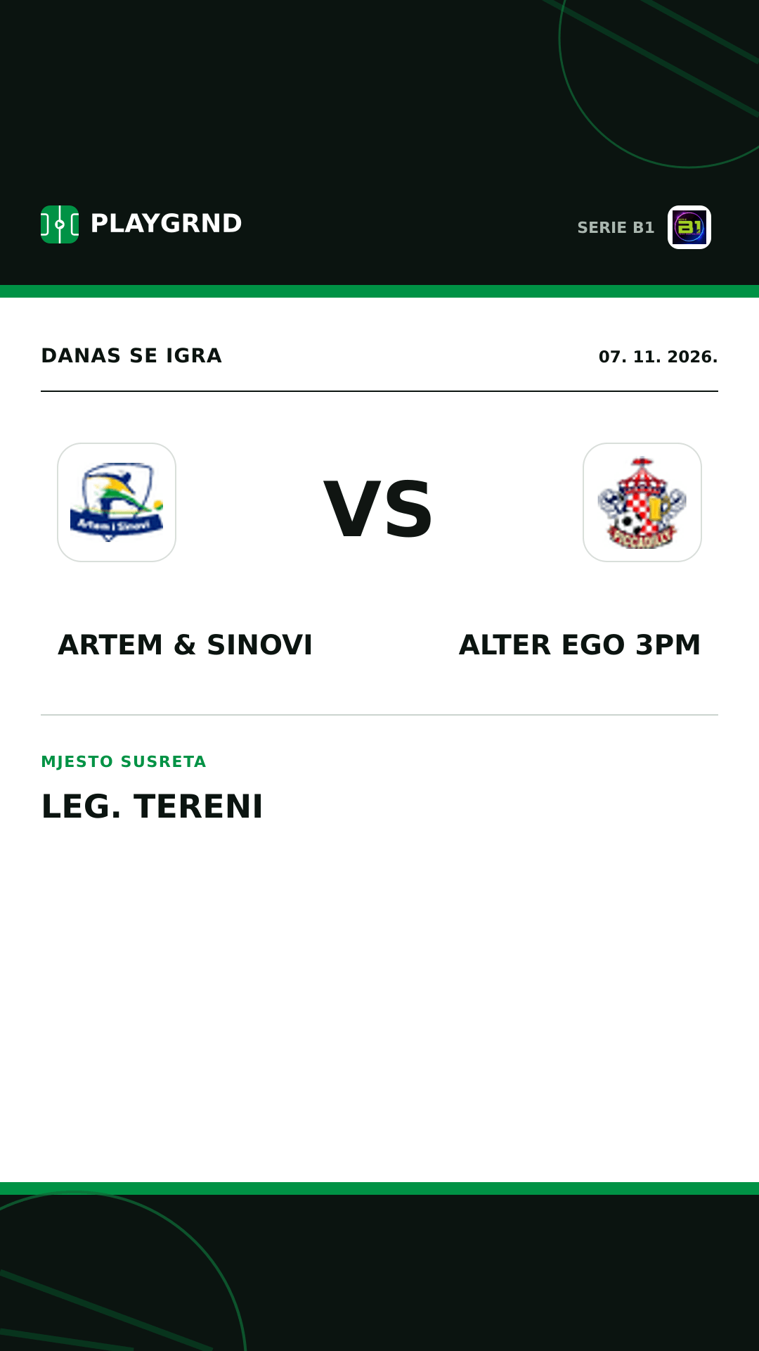 Instagram slika: Artem & Sinovi vs Alter Ego 3PM