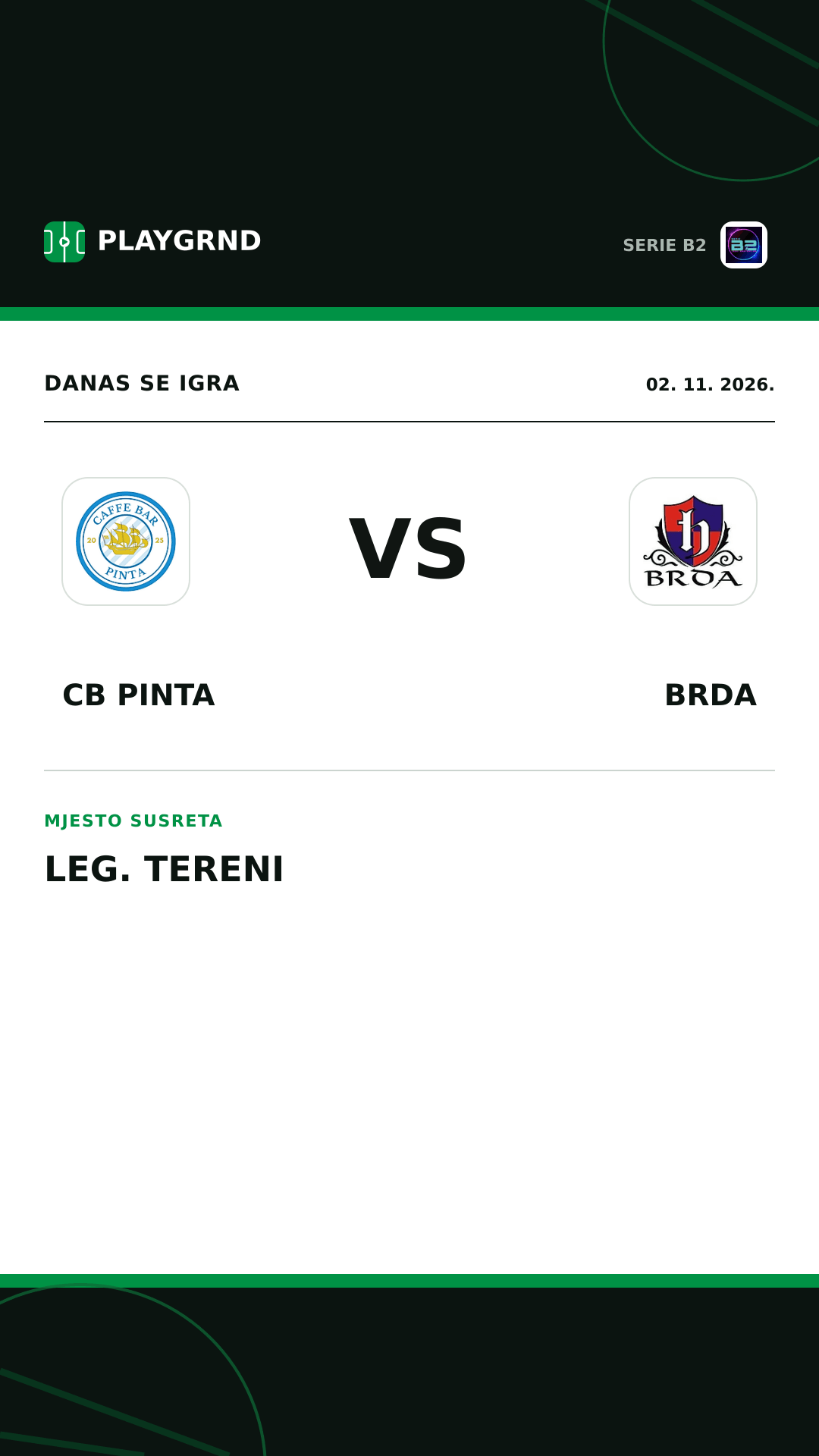 Instagram slika: CB Pinta vs Brda
