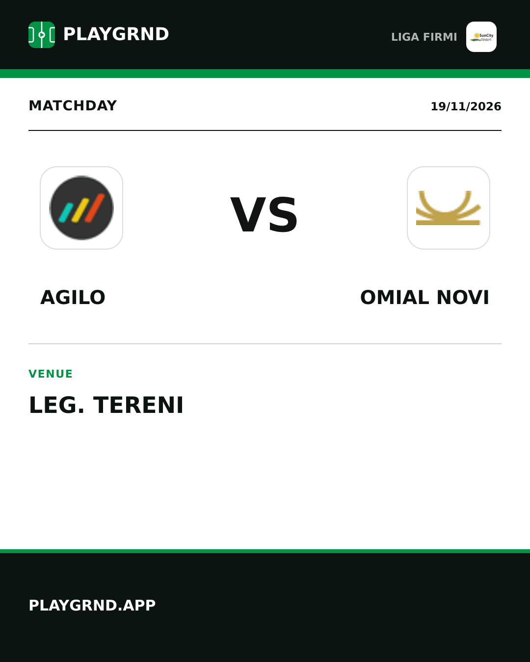Instagram artwork: Agilo vs Omial Novi